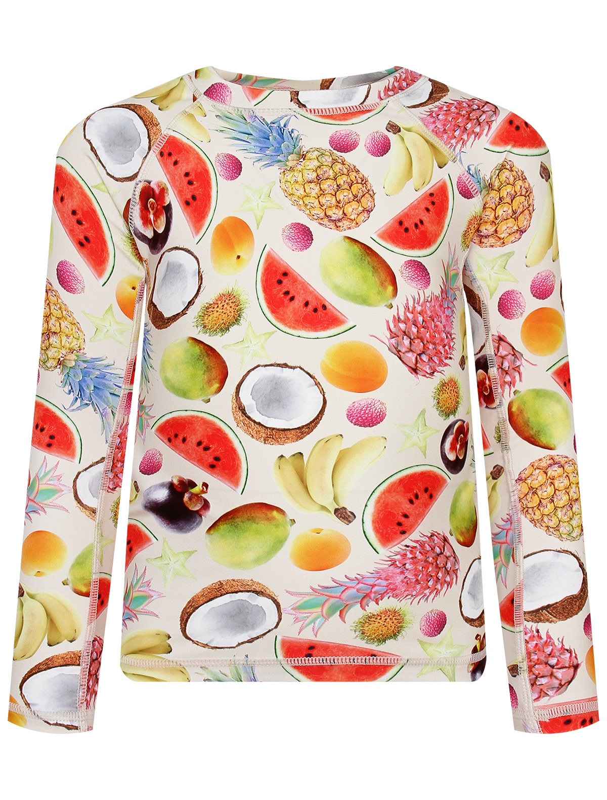 Футболка солнцезащитная с принтом фрукты