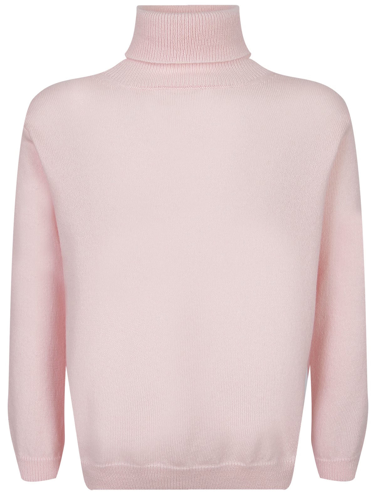 Розовая кашемировая водолазка