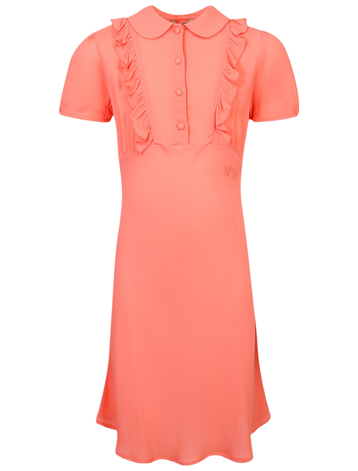 Платье с оборками