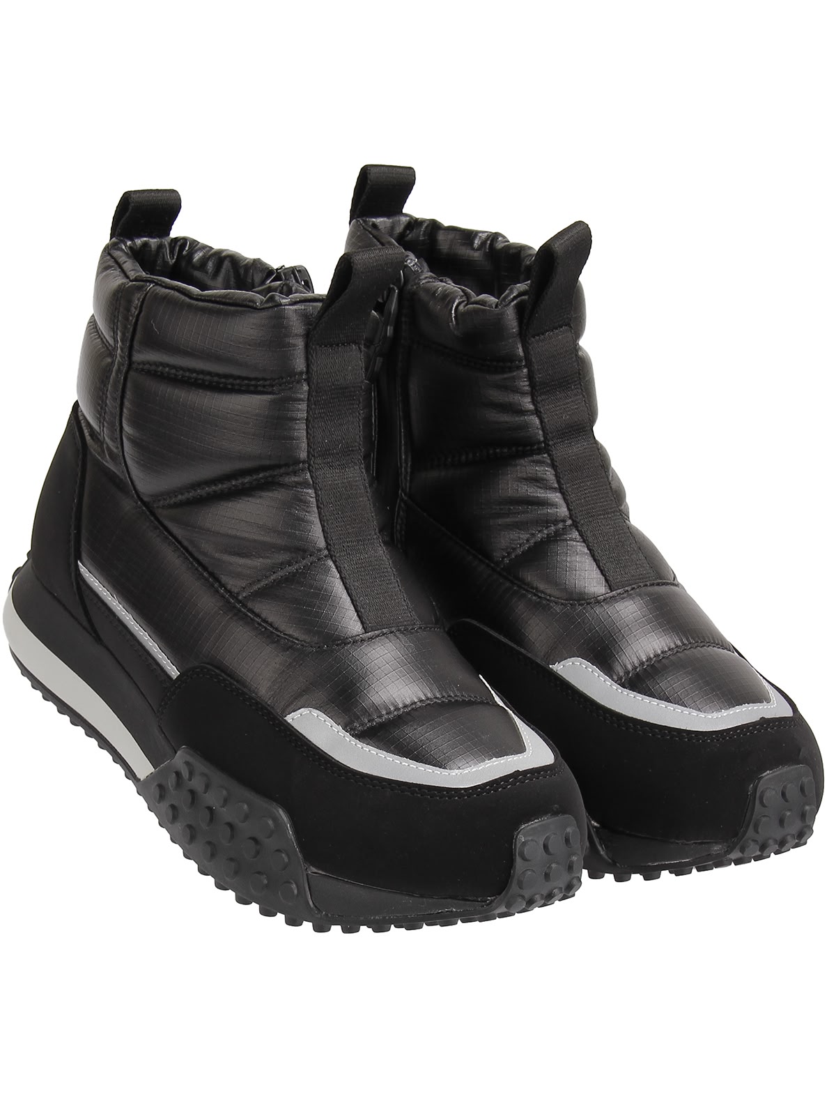 Ботинки со светоотражающей вставкой