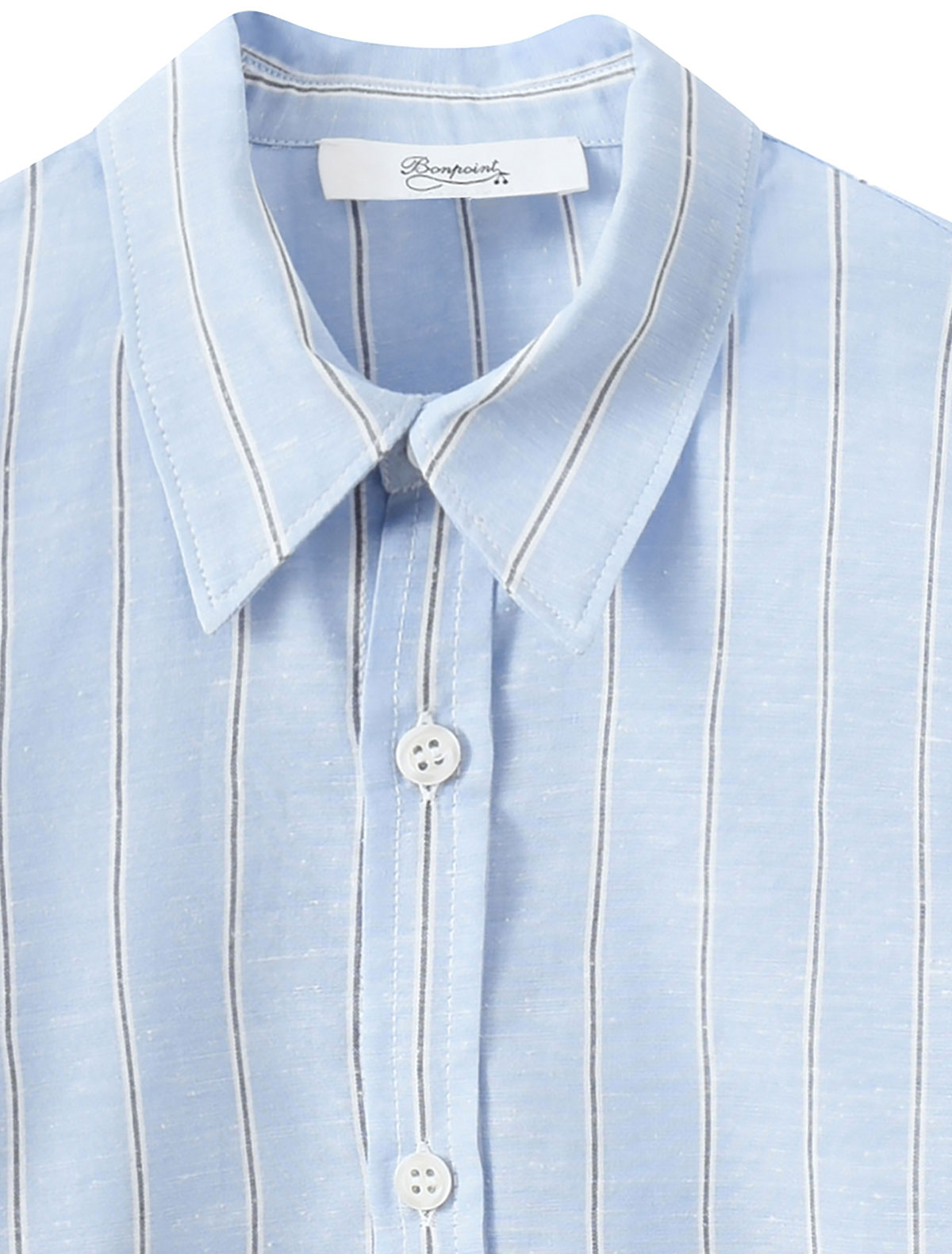 Рубашка Bonpoint 2306490, цвет голубой, размер 13 1014519173321 - фото 3