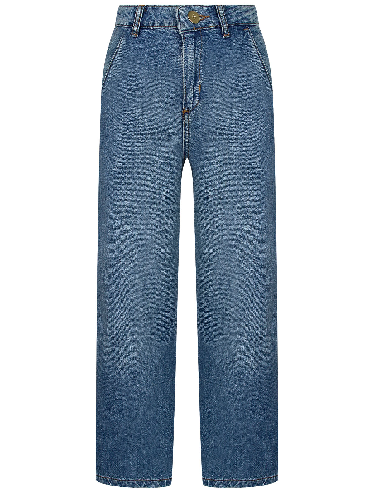 Джинсы палаццо с высокой посадкой