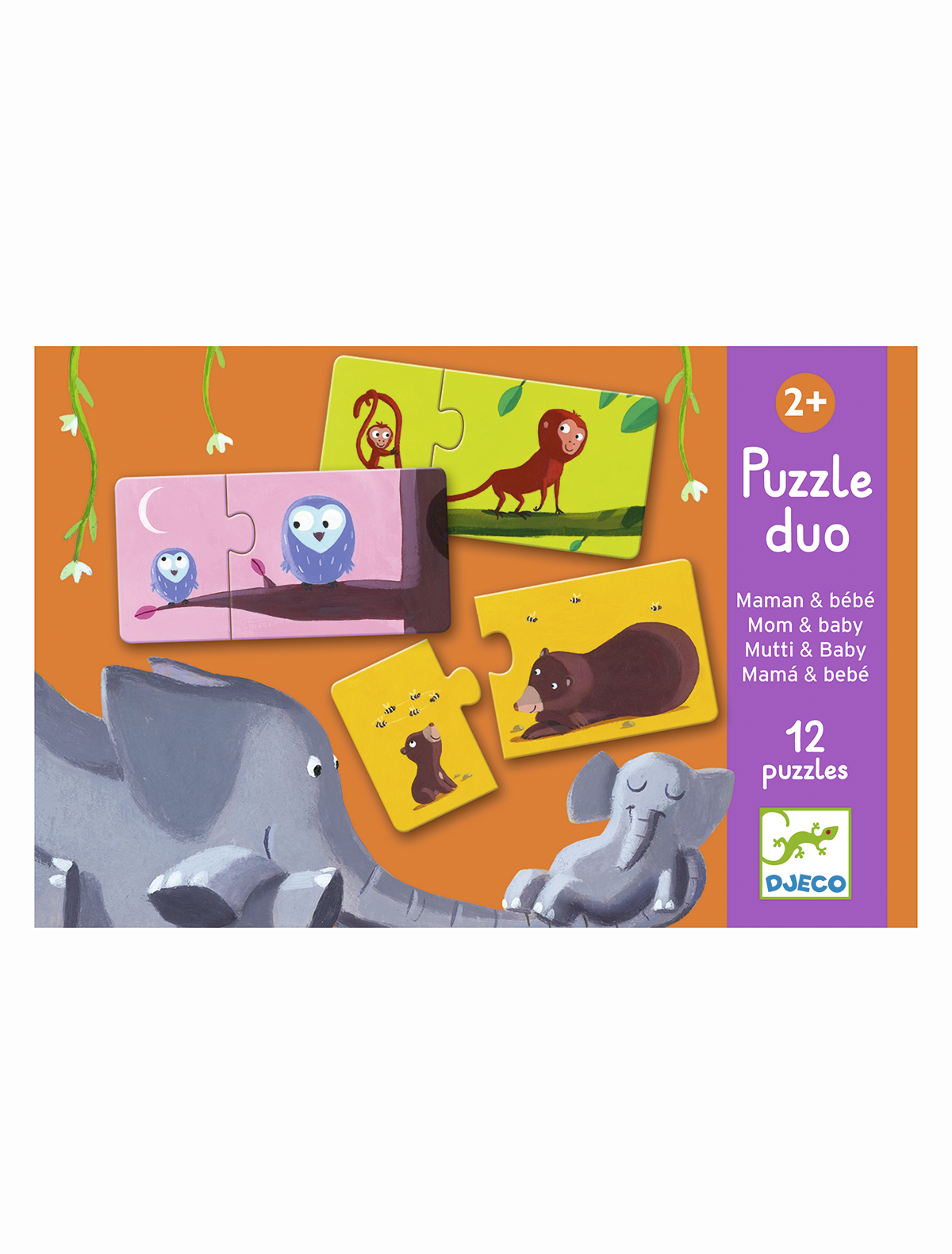 

Пазл DJECO, Разноцветный, 3107493