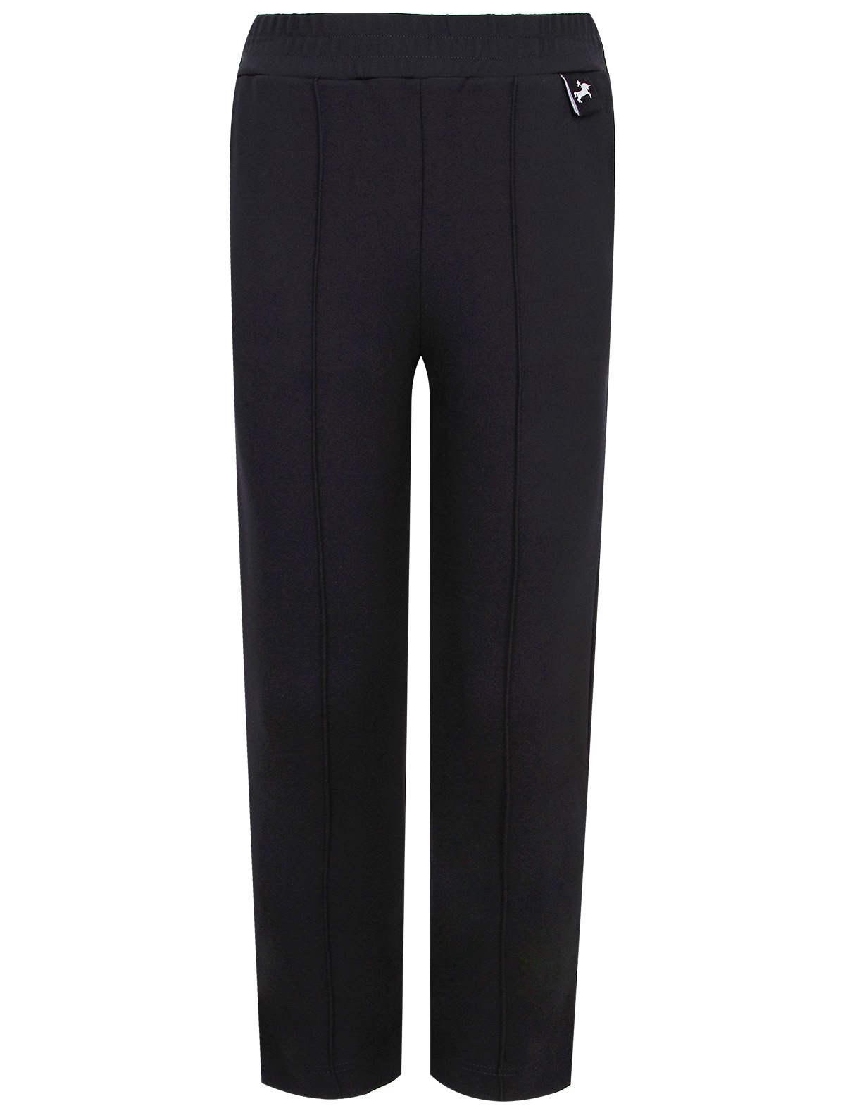 Укороченные синие брюки