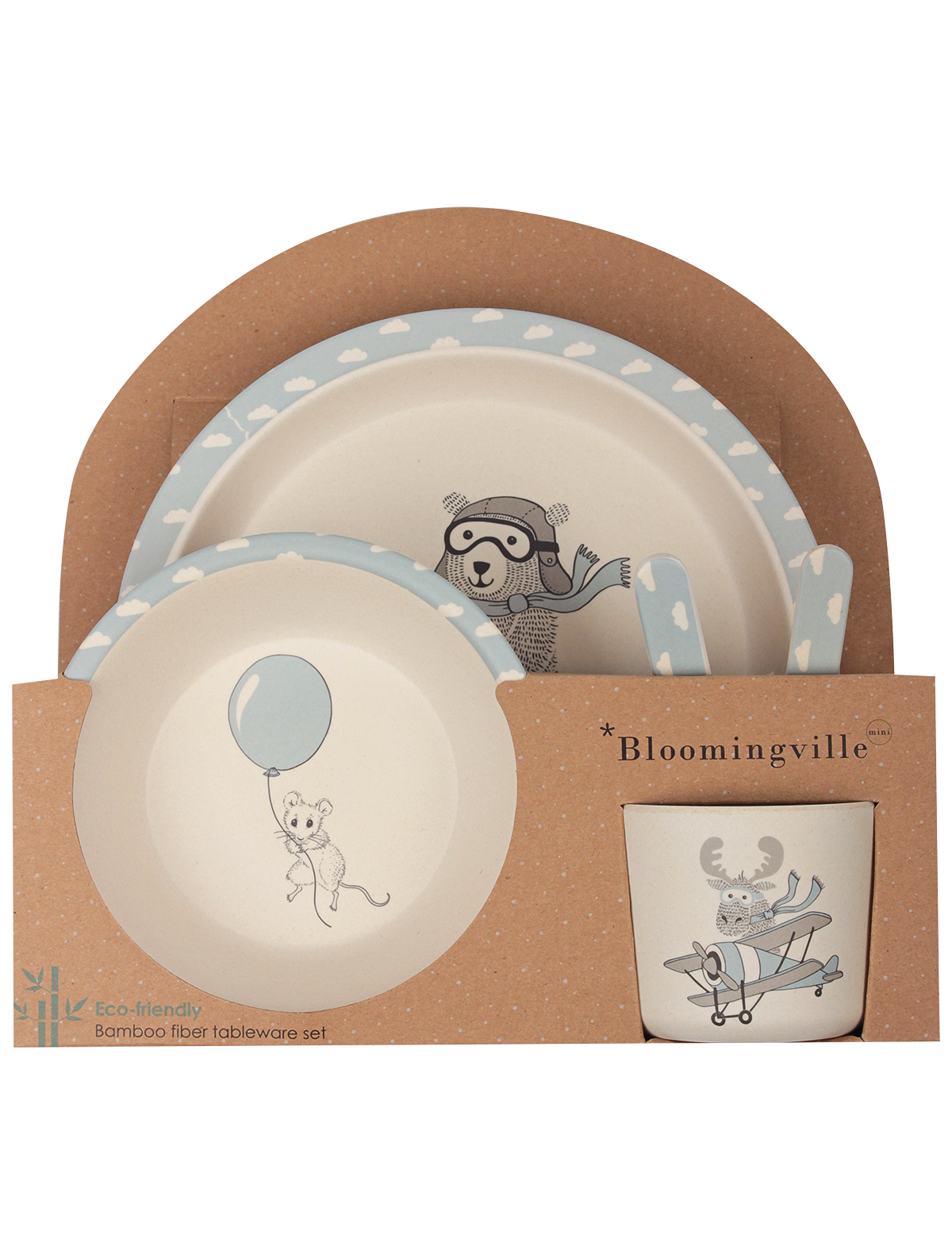 Набор посуды Bloomingville 2214586, цвет голубой 2294520070119 - фото 1