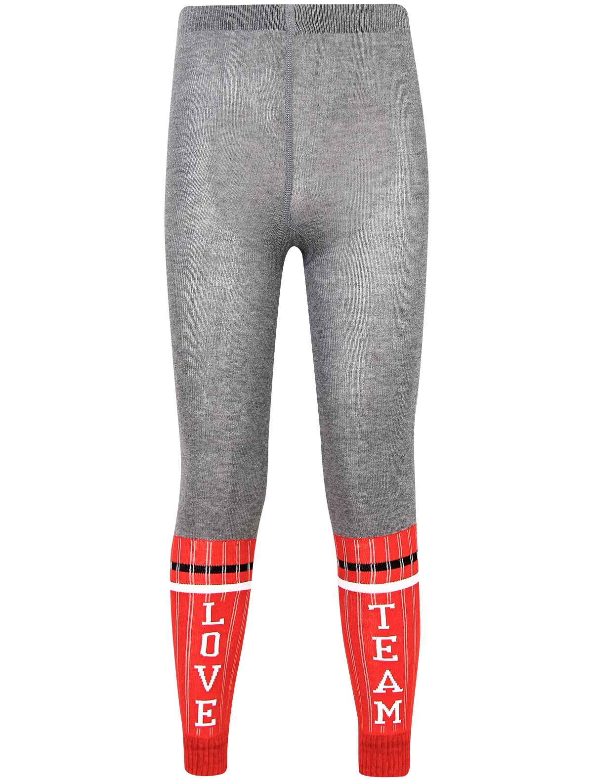 Серые леггинсы team love