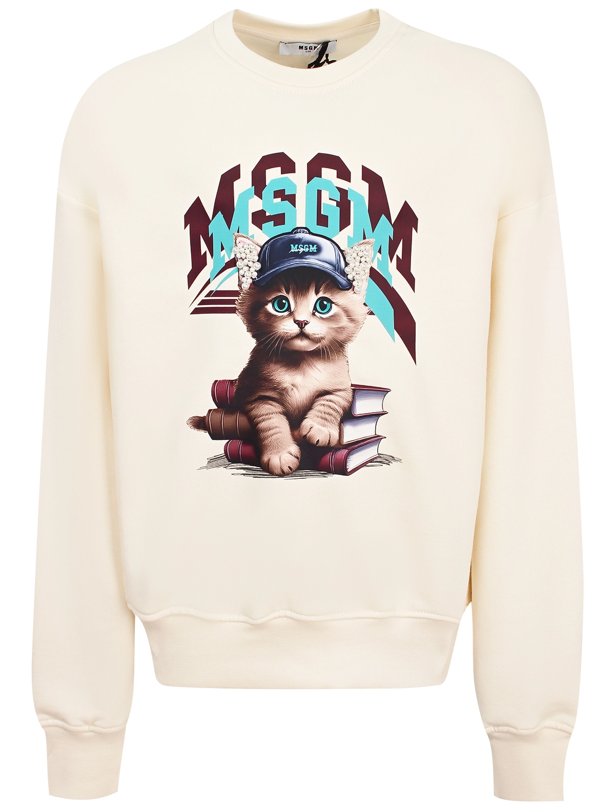 

Свитшот MSGM, Бежевый, 2893315