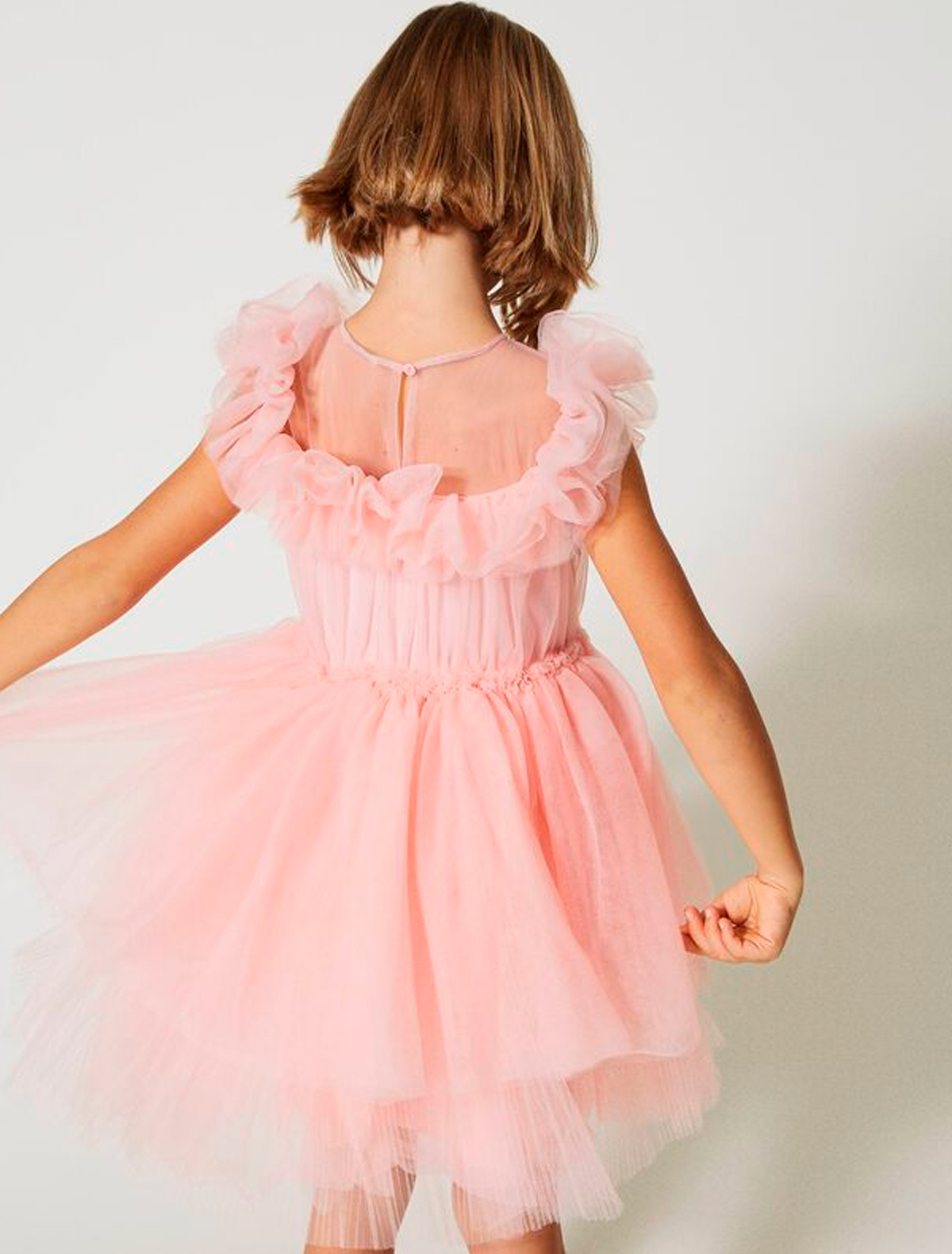 Платье TWINSET 2551238, цвет розовый, размер 6 1054609375297 - фото 6