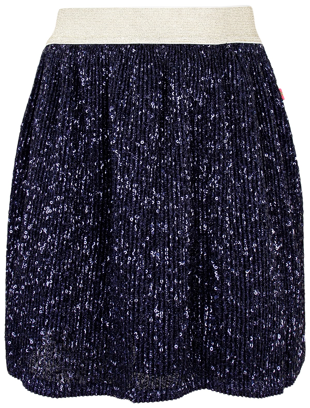 Синяя юбка с пайетками