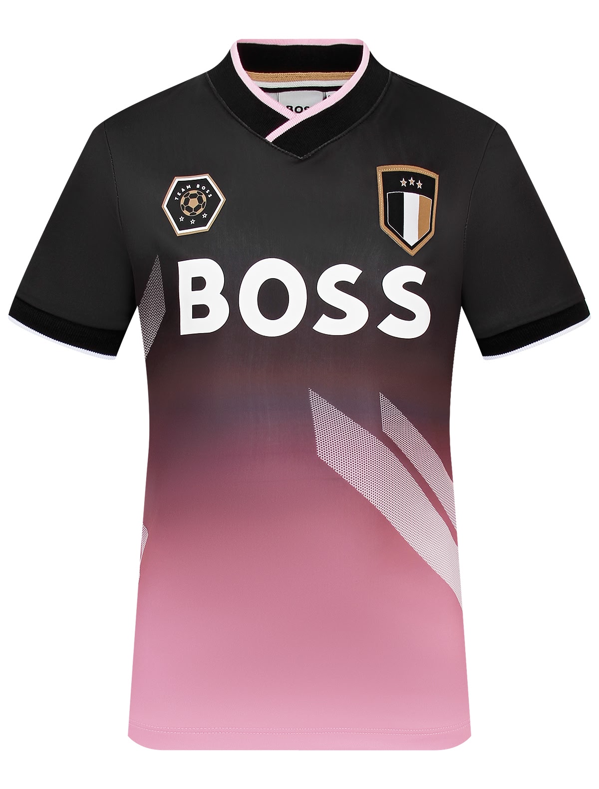 Градиентная футболка в спортивном стиле