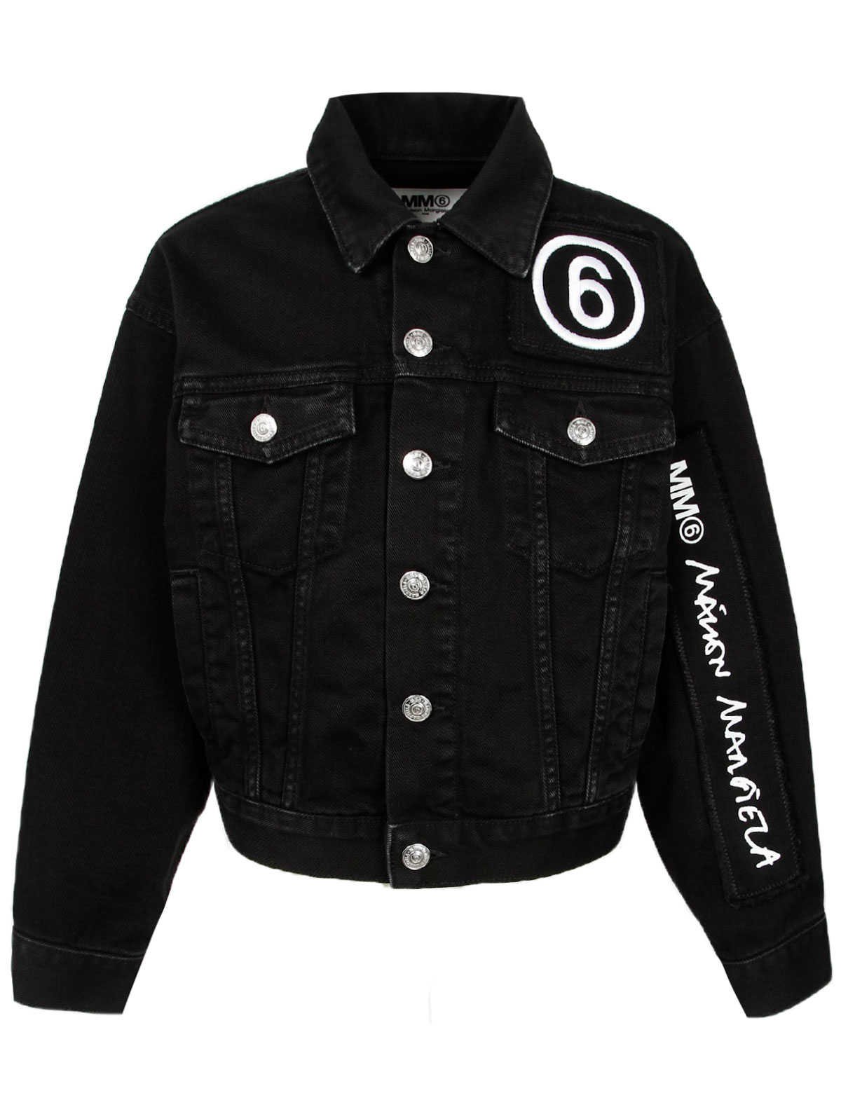 Куртка MM6 Maison Margiela 2460001, цвет черный, размер 11 1074529280013 - фото 1