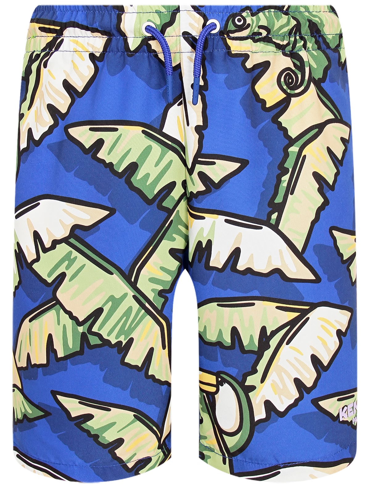 Пляжные шорты с принтом джунгли