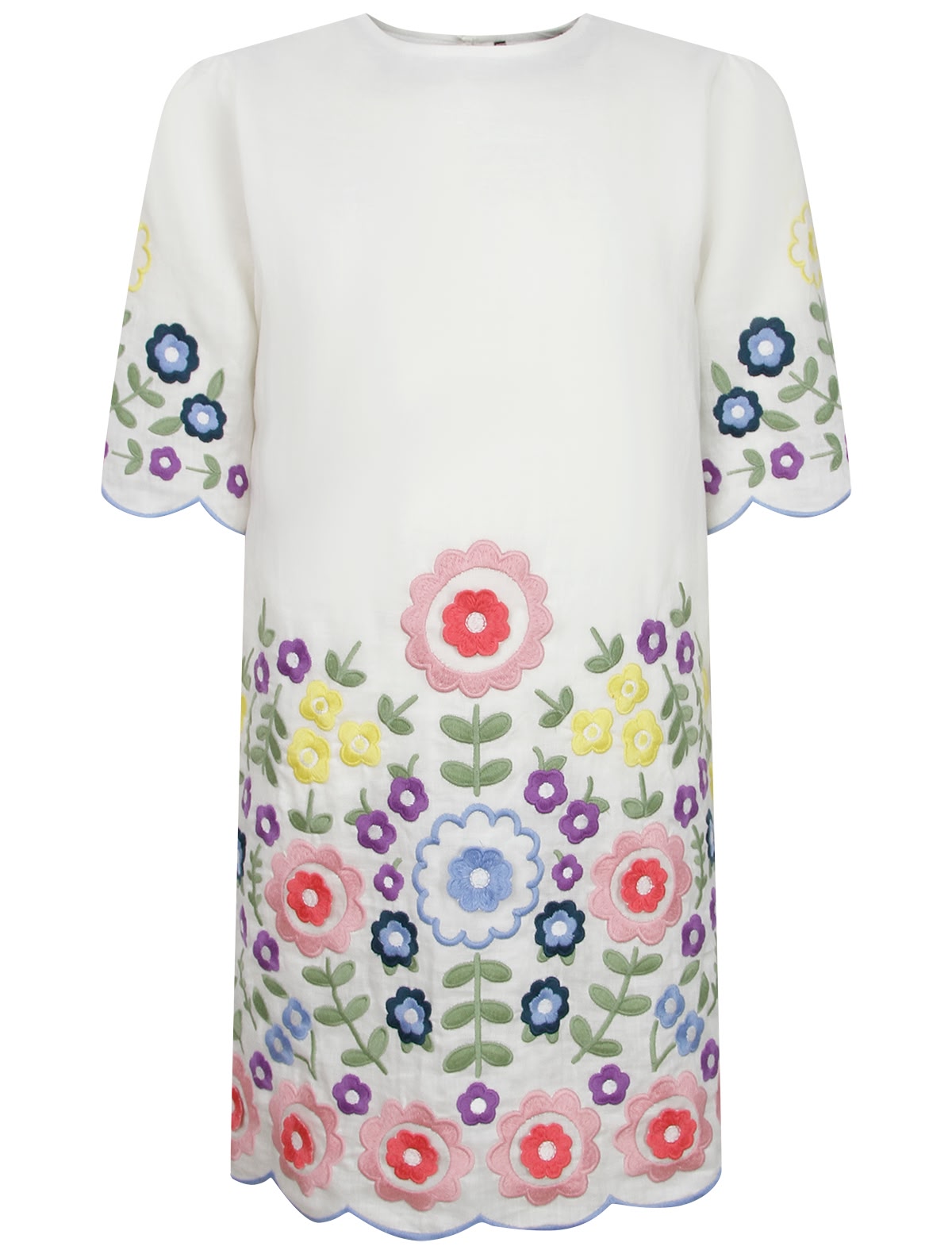 Платье с вышивкой