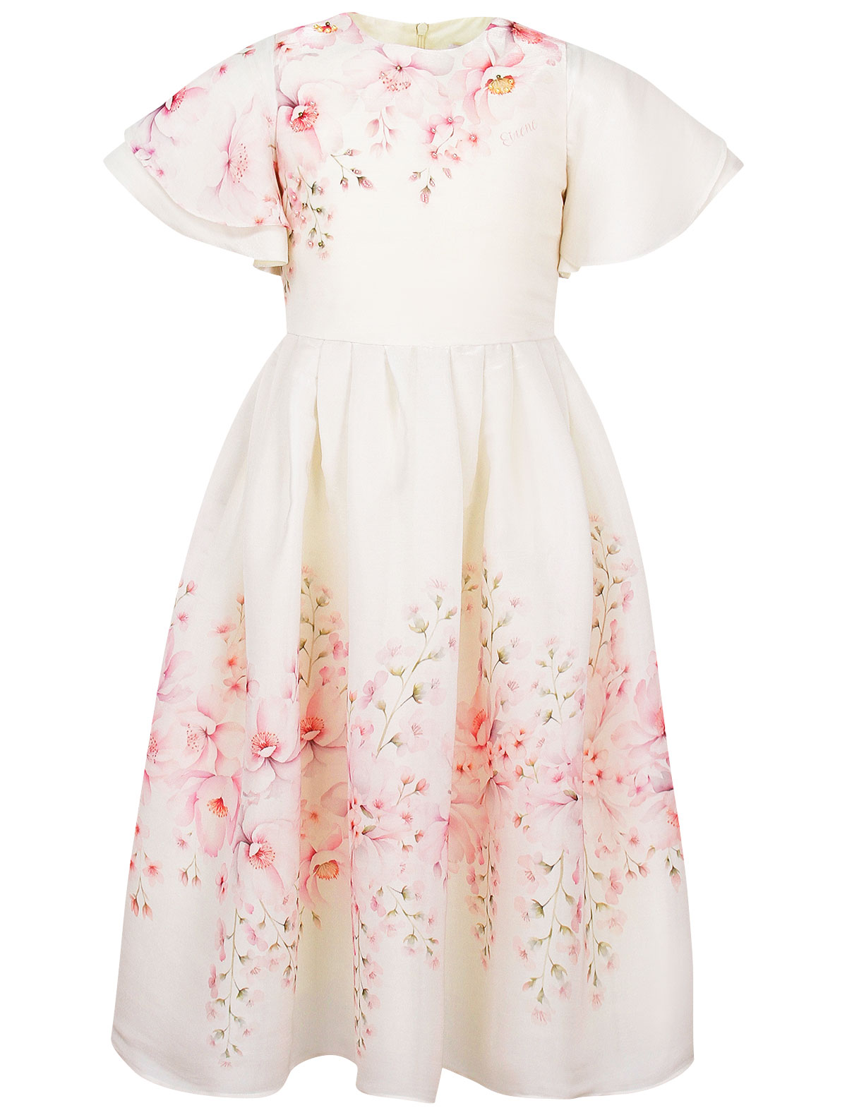 Платье с цветочным принтом