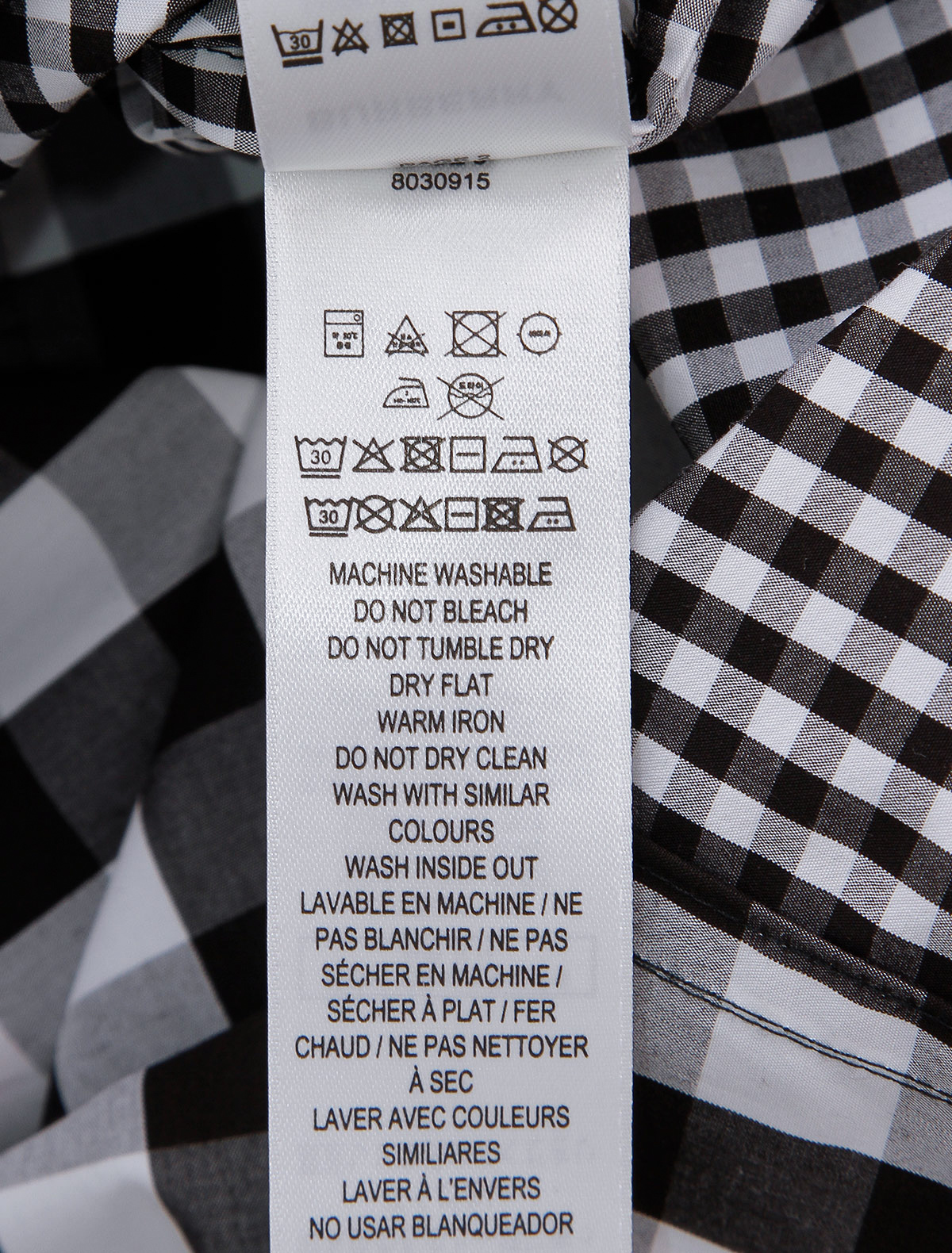 Рубашка Burberry 2236813, цвет черный, размер 7 1014519084719 - фото 3