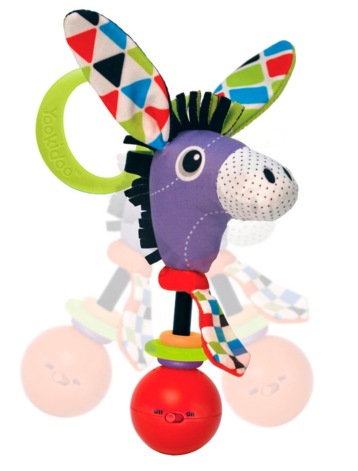 Погремушка музыкальная "Ослик"