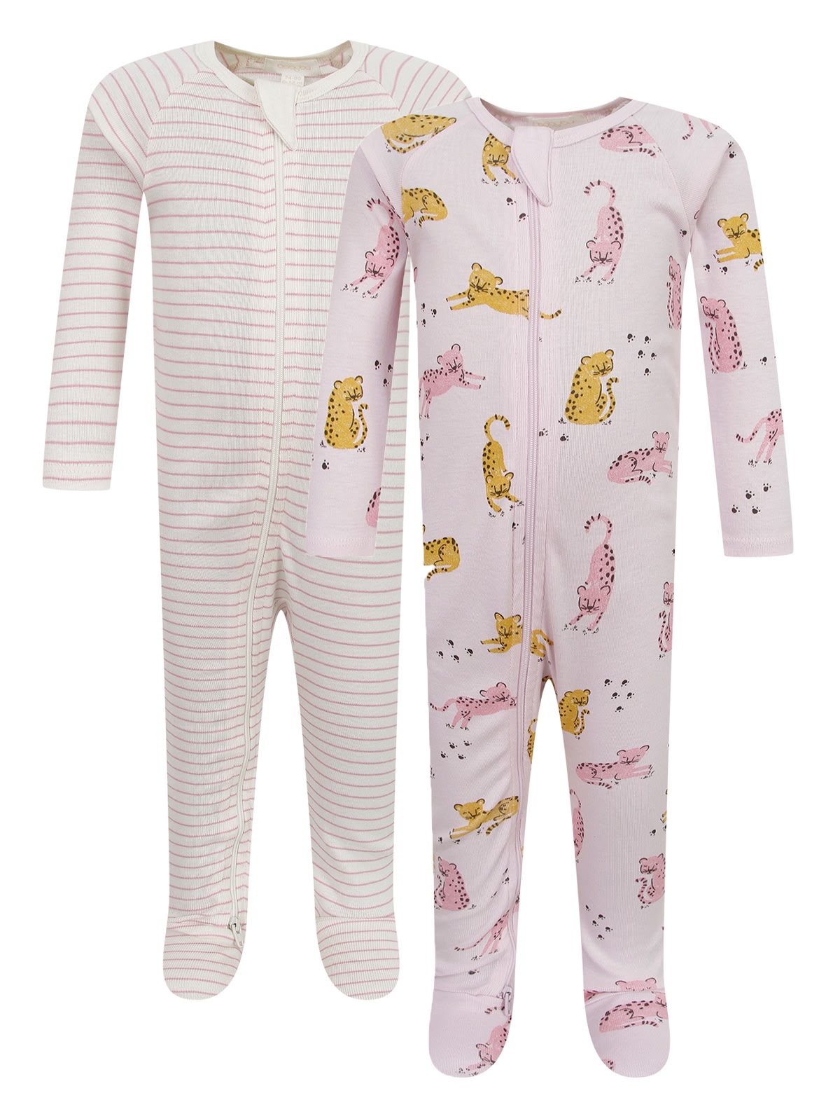 Комплект из 2-х комбинезонов с принтами