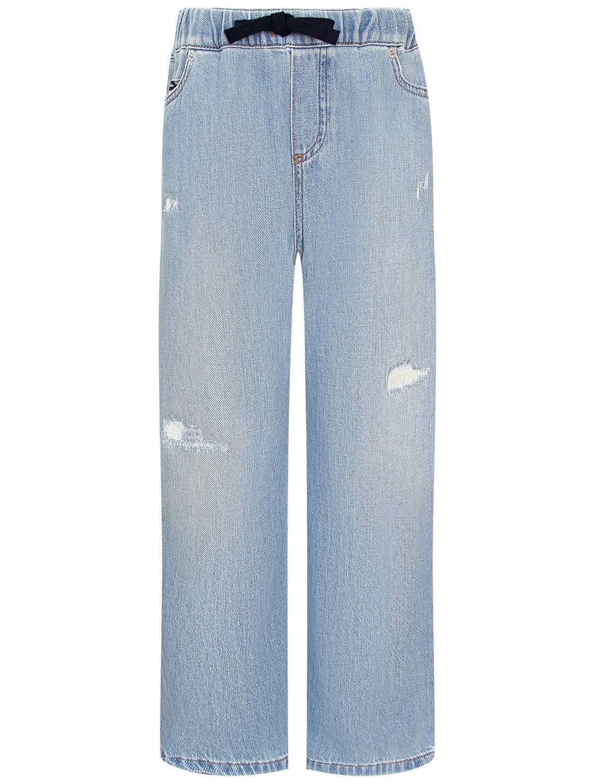 Джинсы с эффектом состаривания