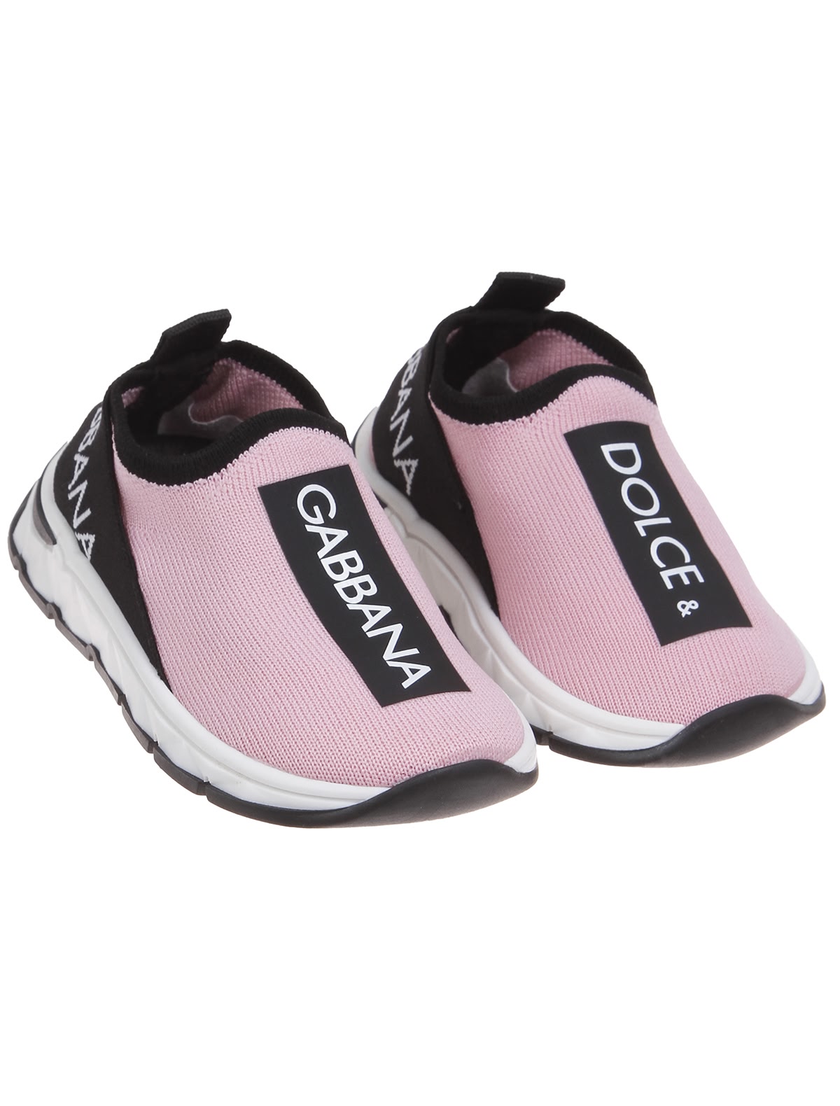 Розовые слипоны с логотипами