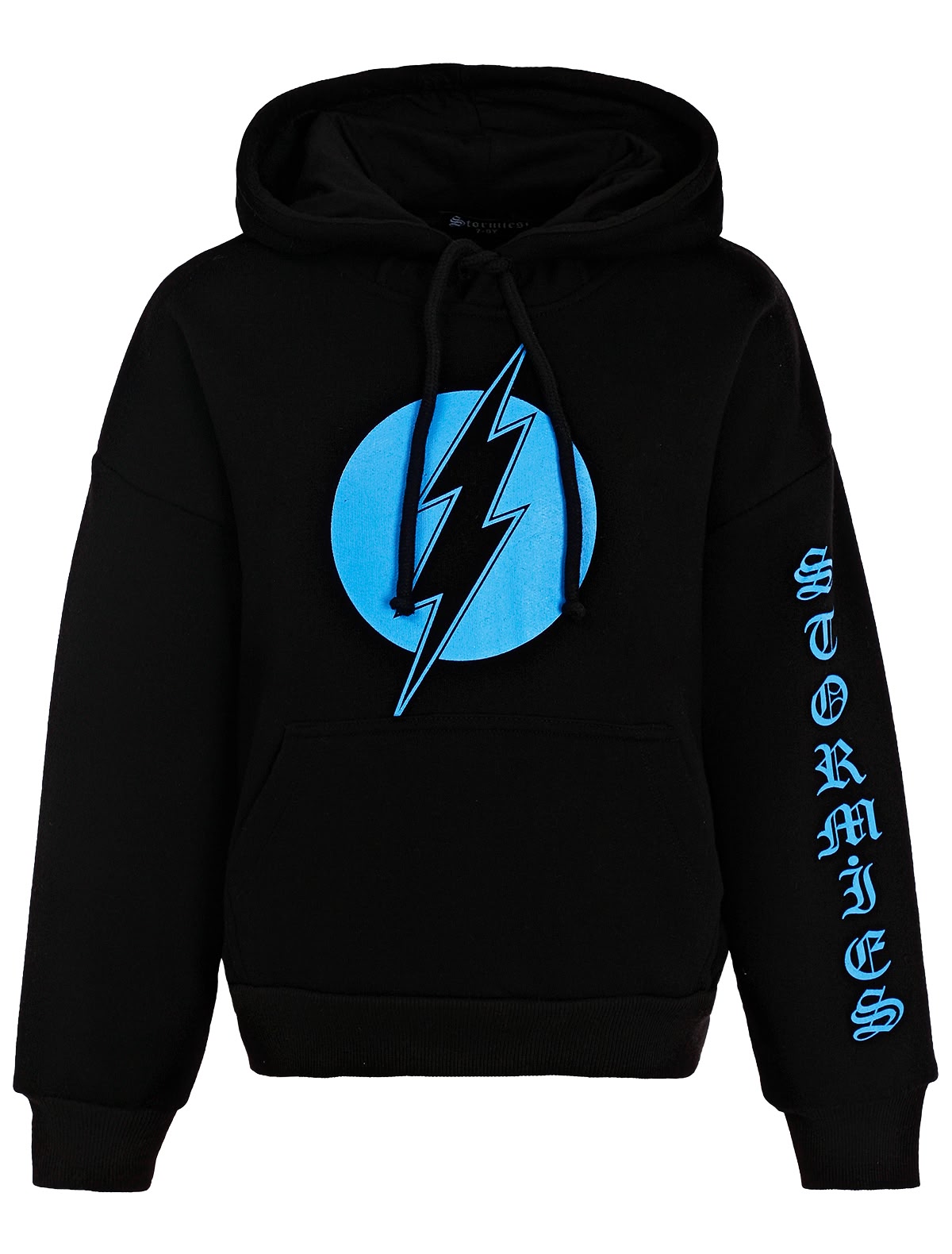 Худи с синим принтом