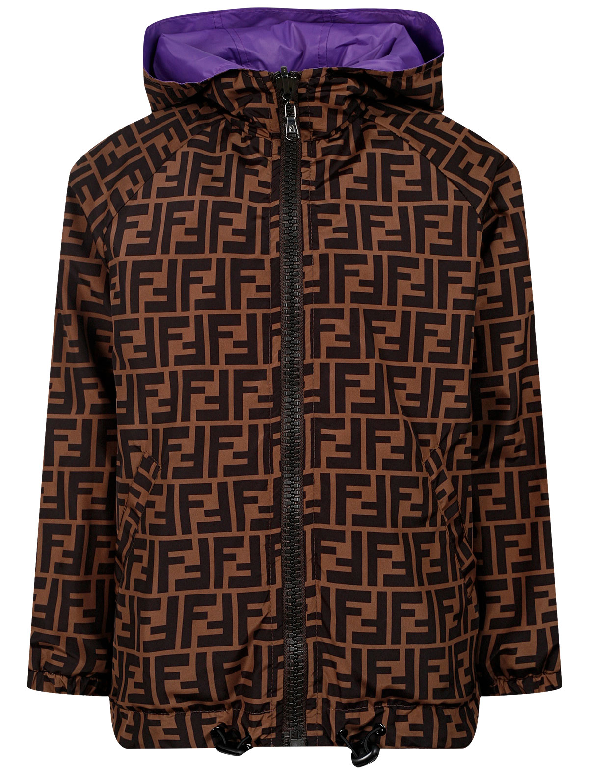Куртка Fendi 2411029, цвет коричневый, размер 6 1074529270649 - фото 2