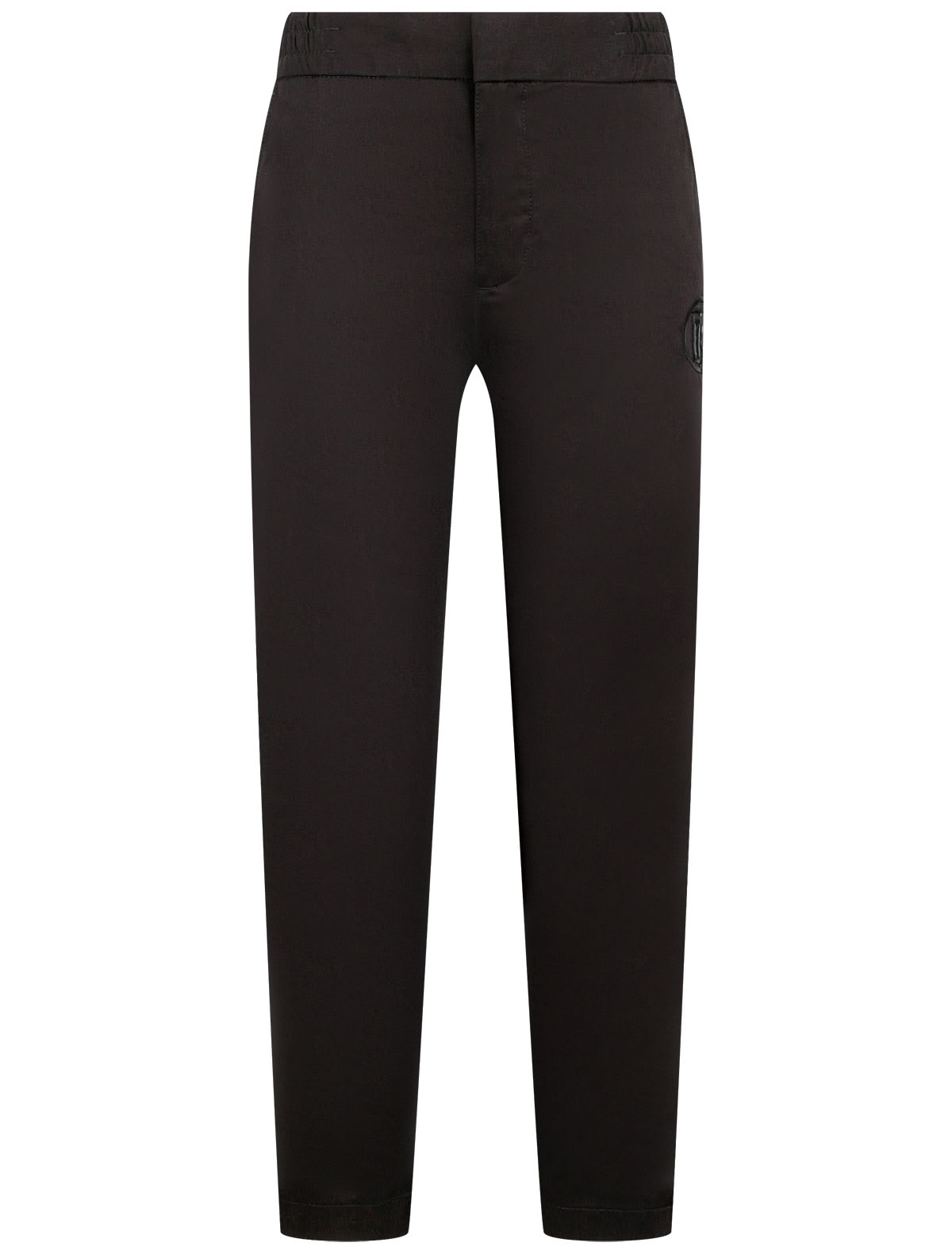 Черные Брюки с монограммой