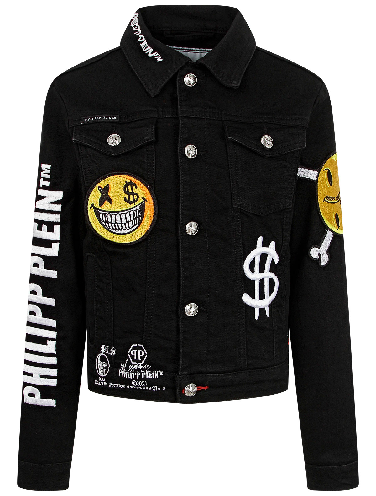 Куртка Philipp Plein черного цвета