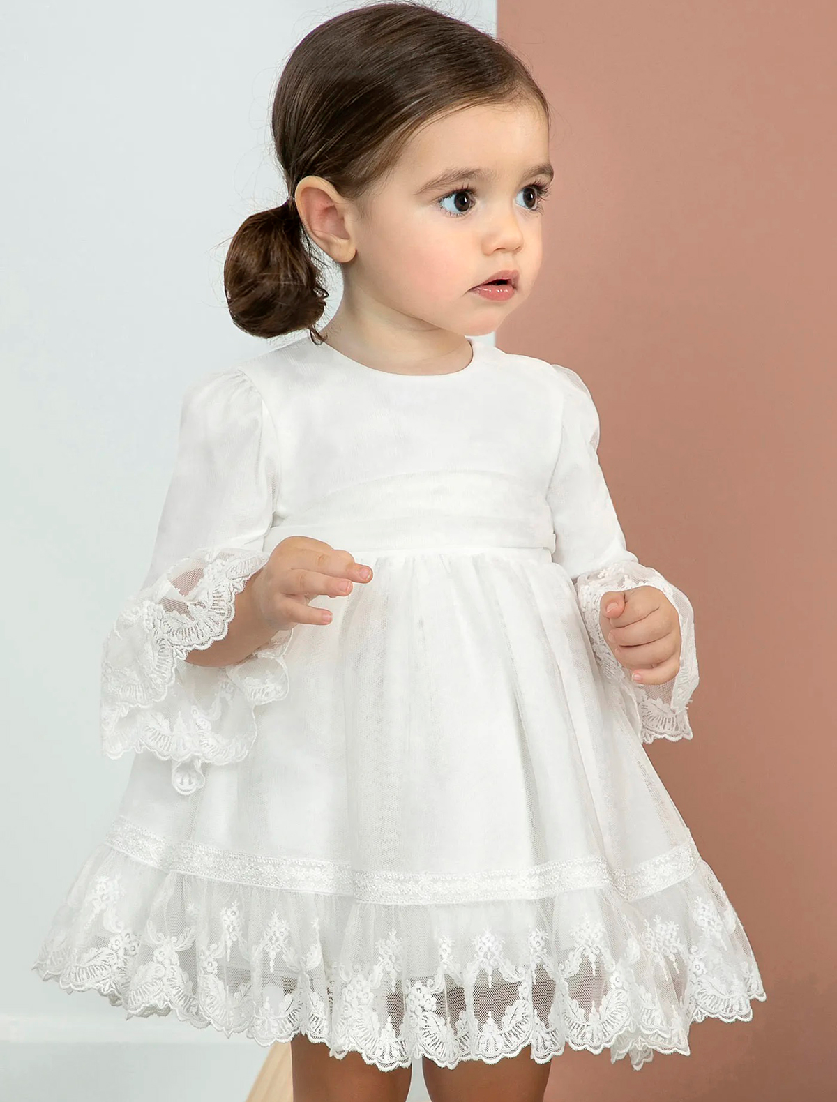 Платье ABEL & LULA 2609023, цвет белый, размер 12 1054609383728 - фото 2