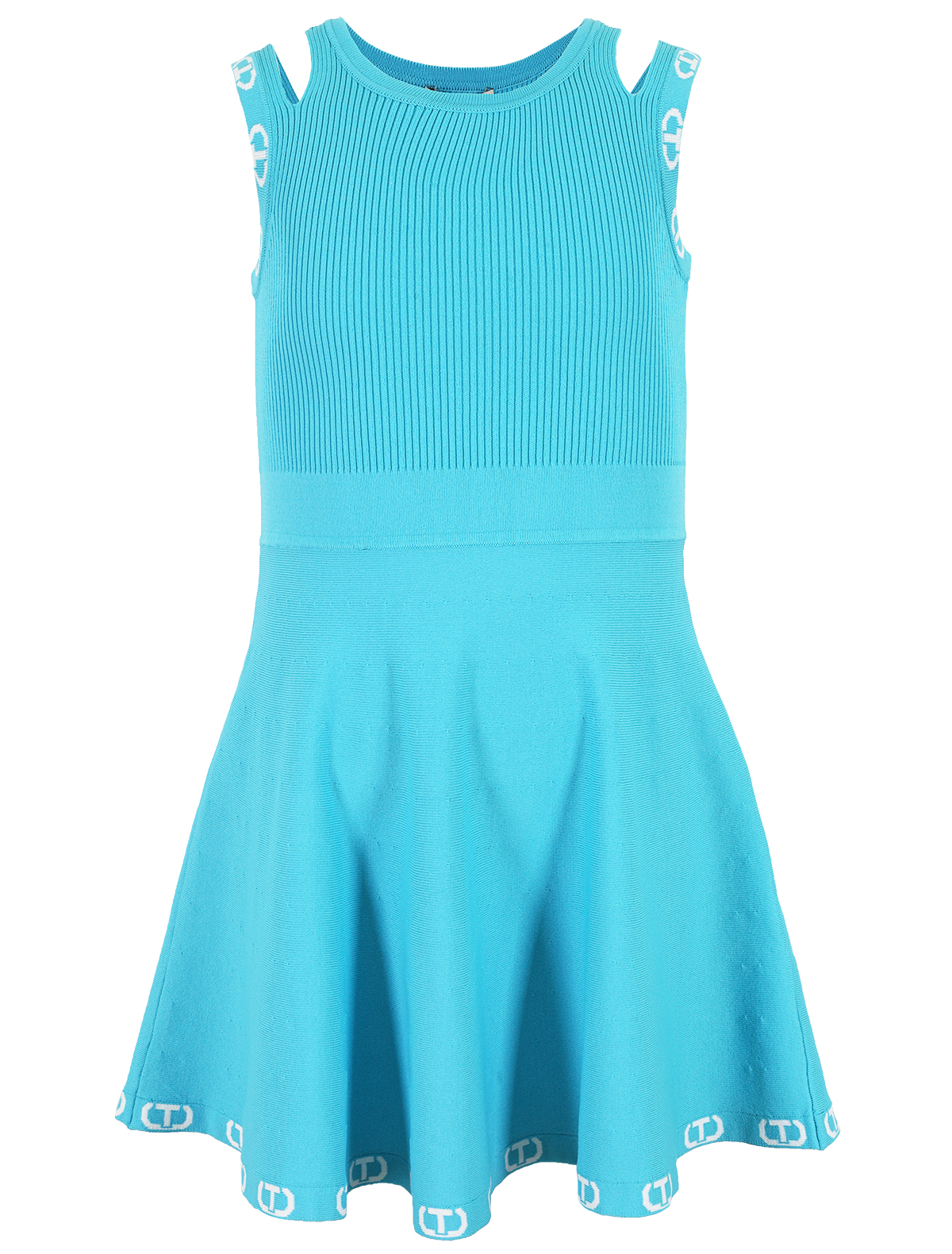 Платье TWINSET 2647820, цвет голубой, размер 6 1054509413112 - фото 1