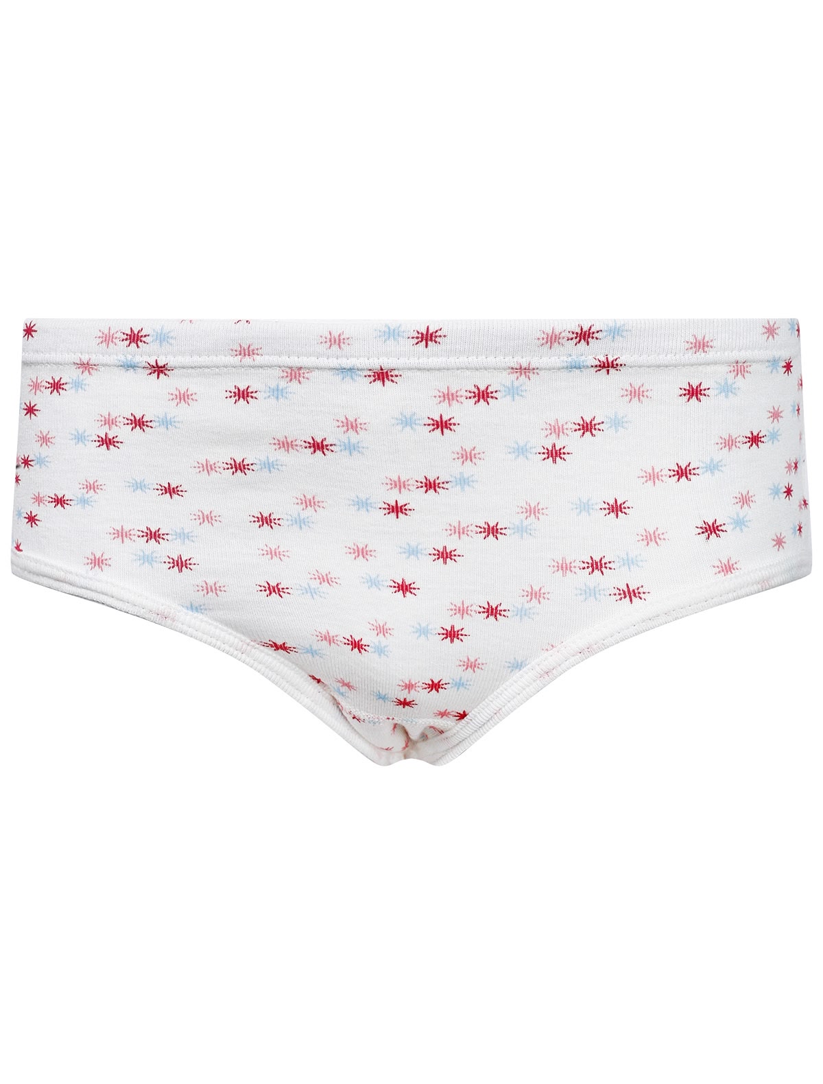 Трусы с разноцветными снежинками