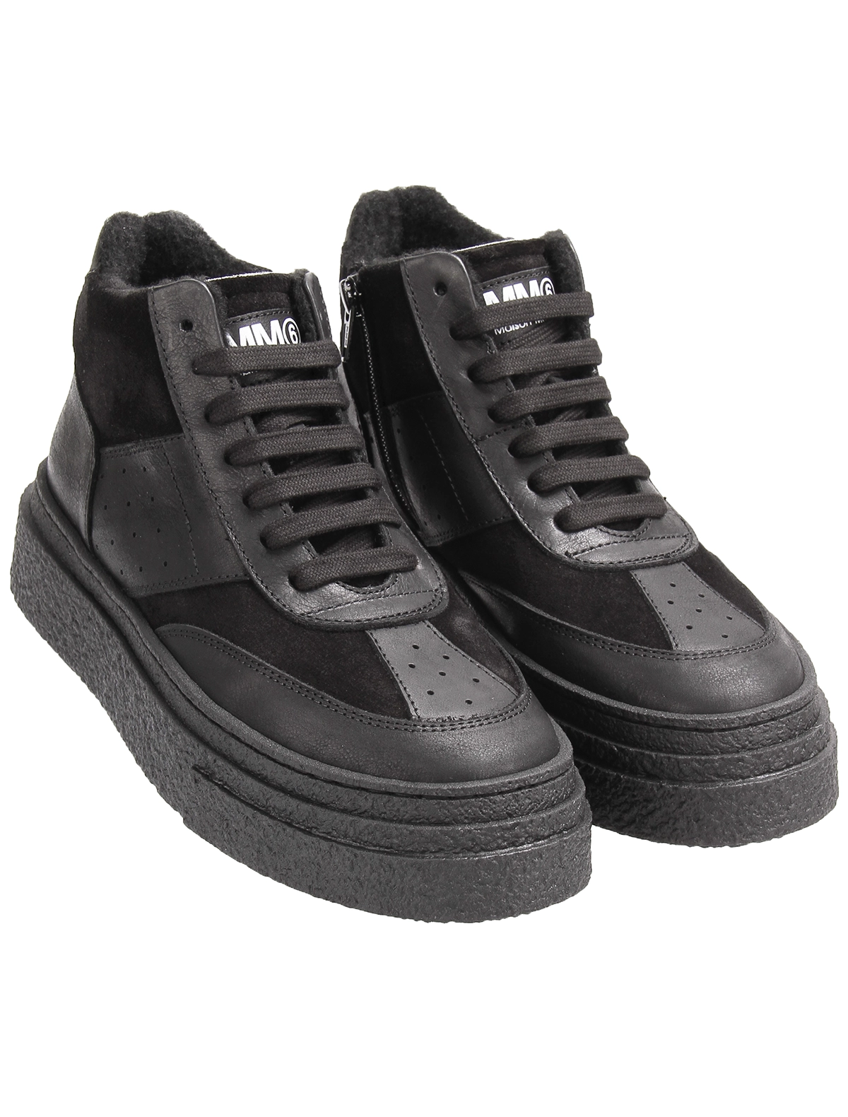 

Кеды MM6 Maison Margiela, Черный, 3000451