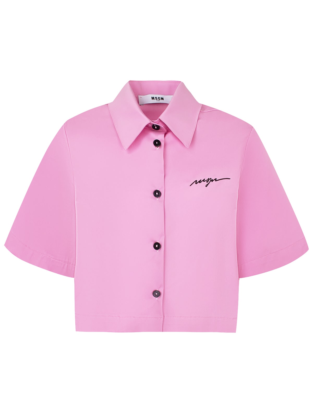 Розовая блуза с логотипом