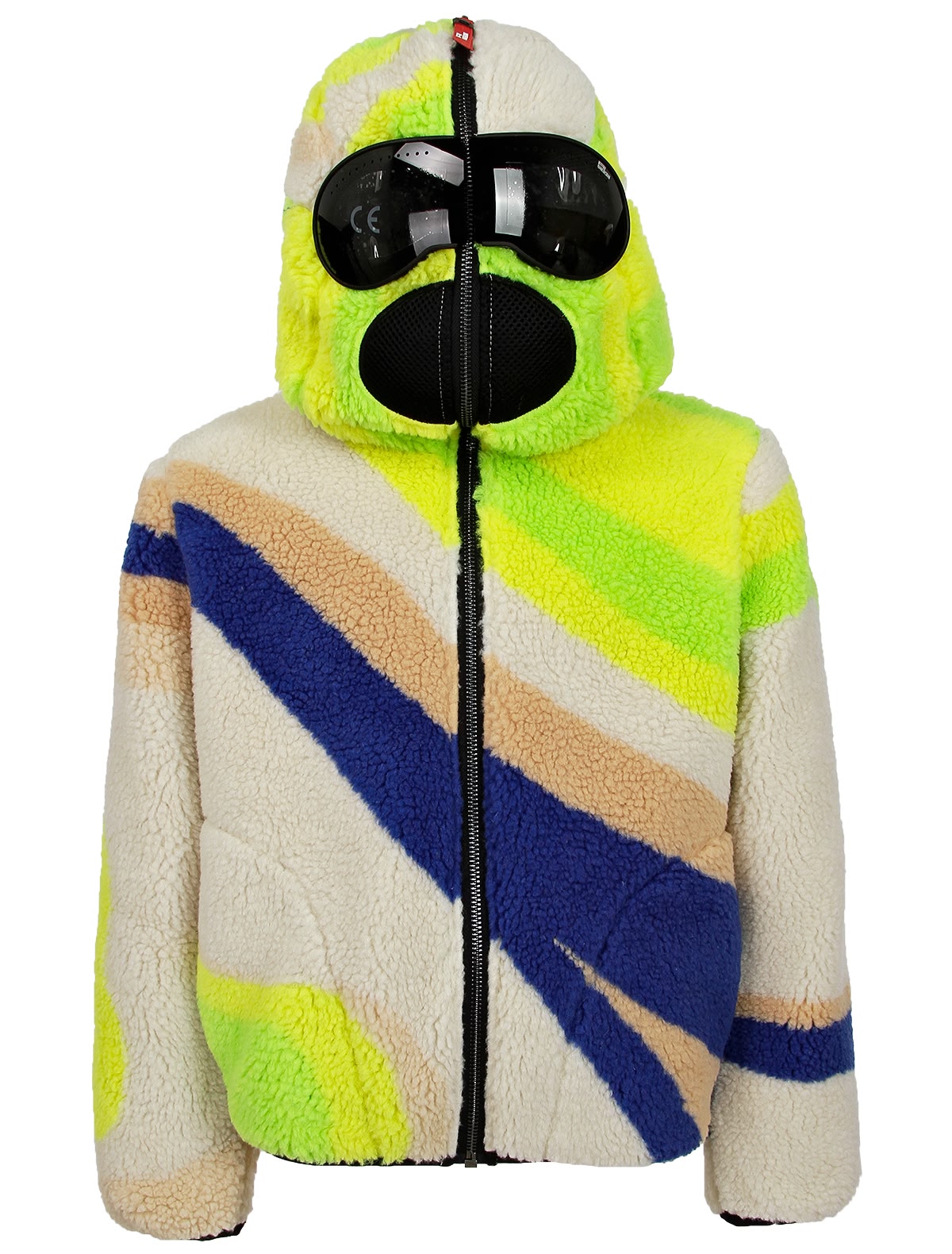 Цветная куртка из экомеха