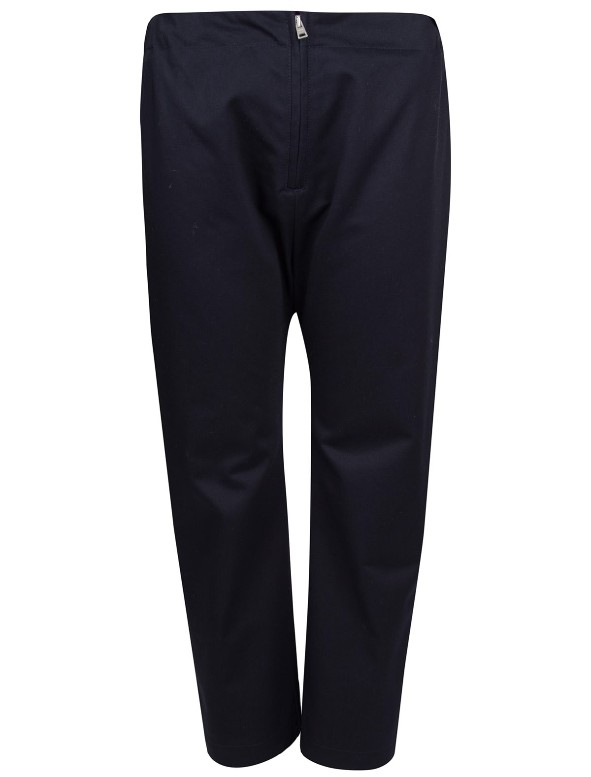 Хлопковые брюки на молнии