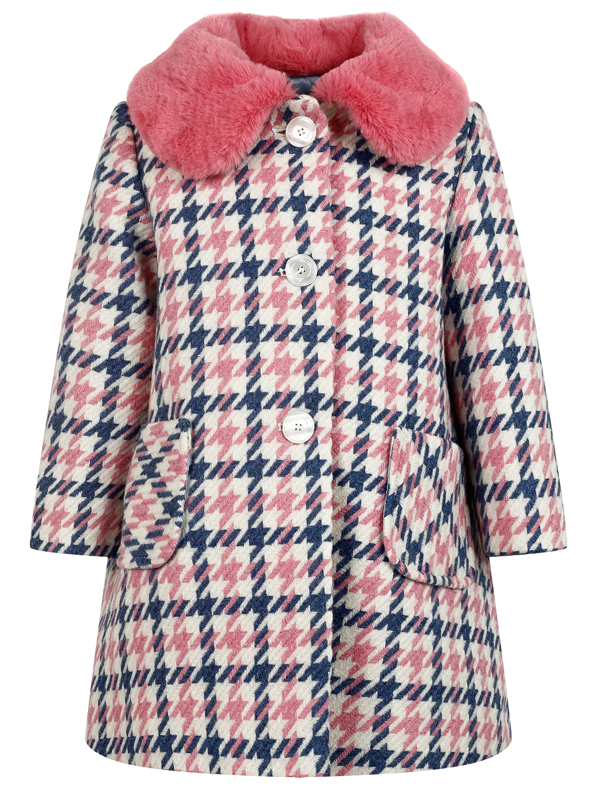 Пальто Miss Blumarine 2261741, цвет розовый, размер 3 1124509081571 - фото 1