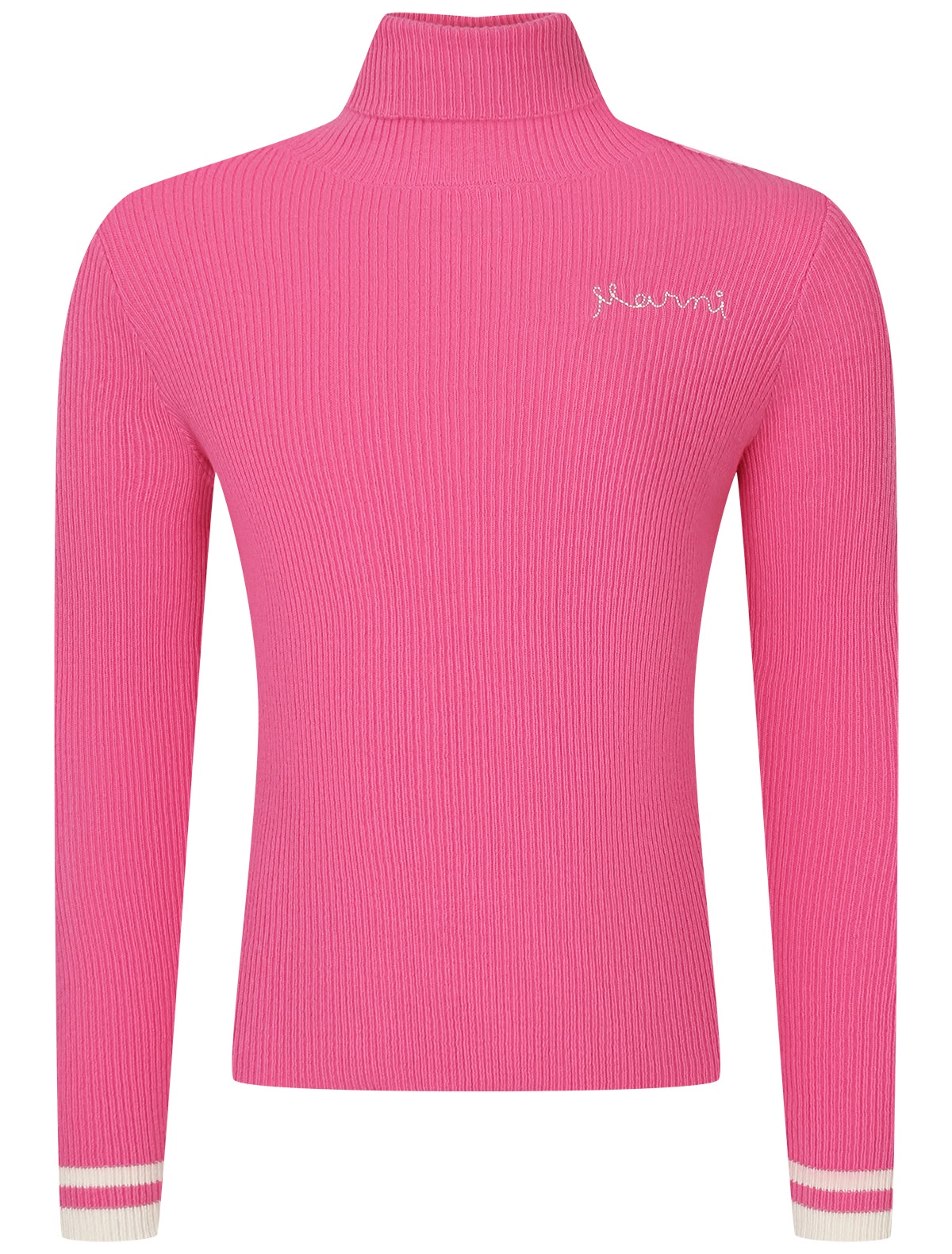 Розовый джемпер из хлопка и кашемира