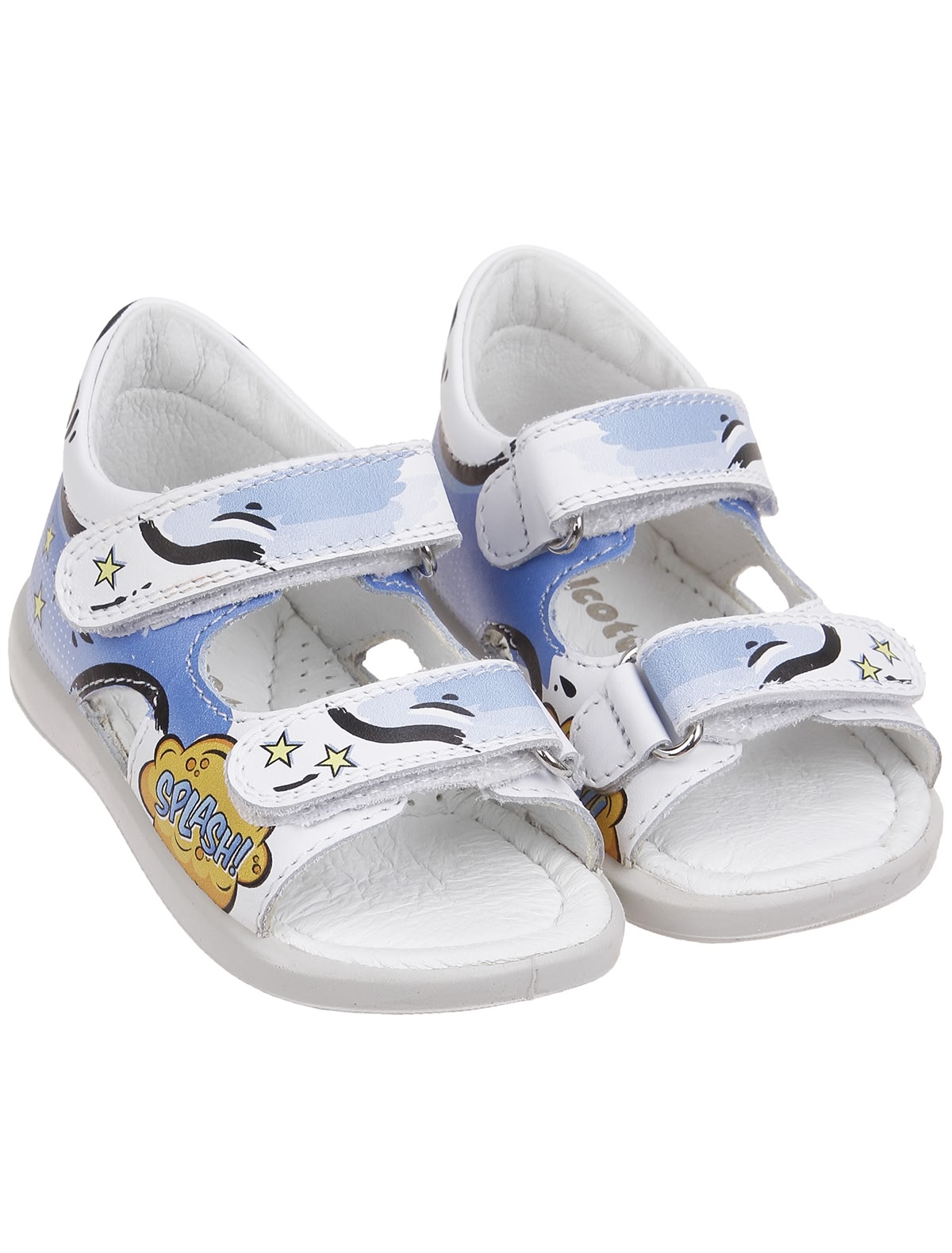 Сандалии с принтом в мультяшном стиле