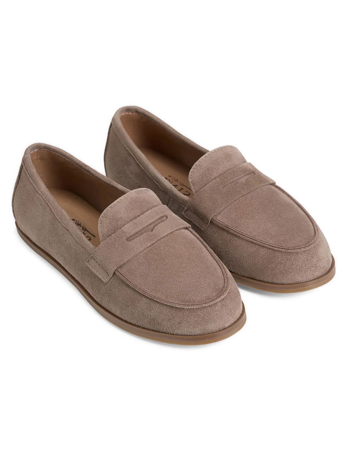 Лоферы кофейного цвета