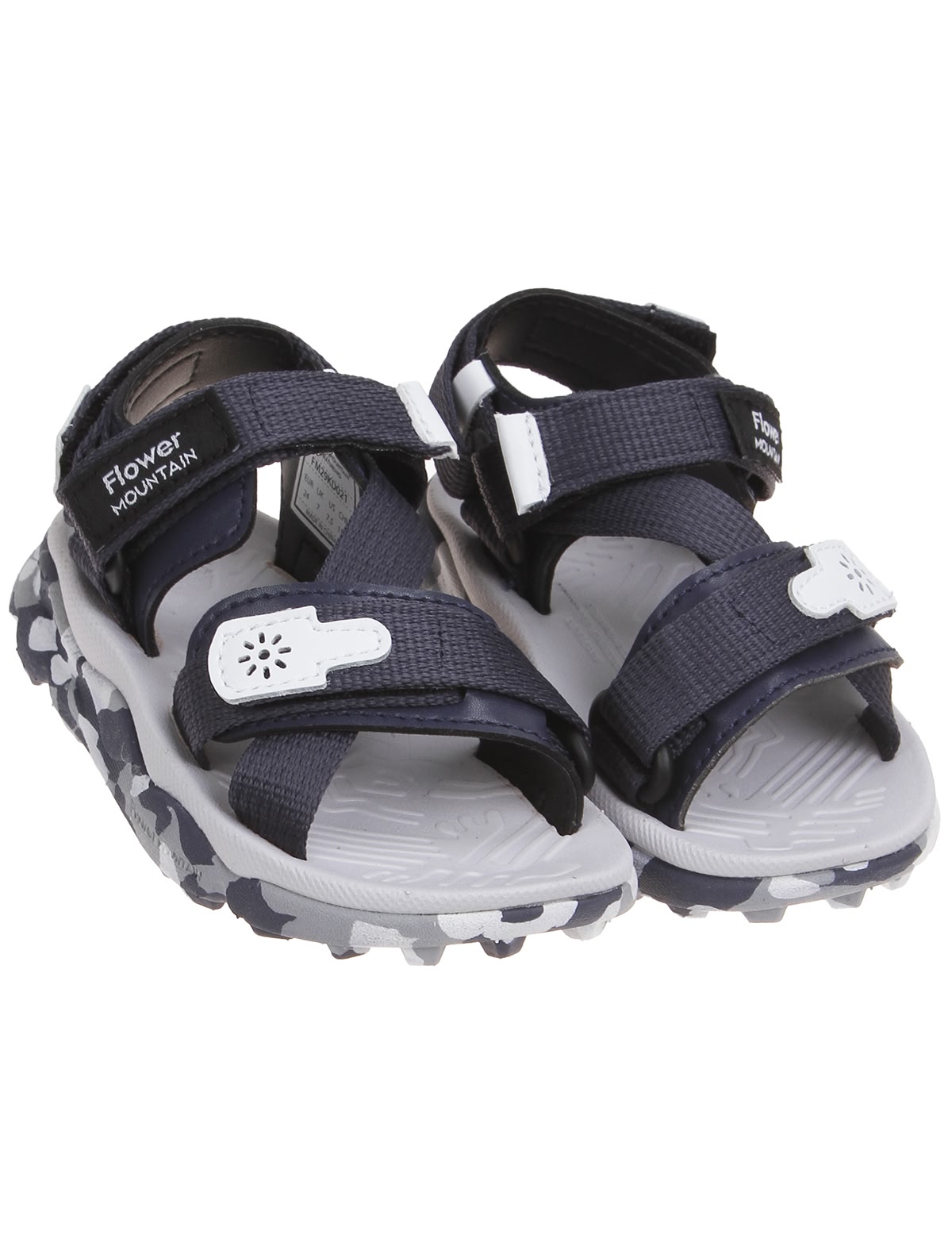 Тёмно-синие сандалии