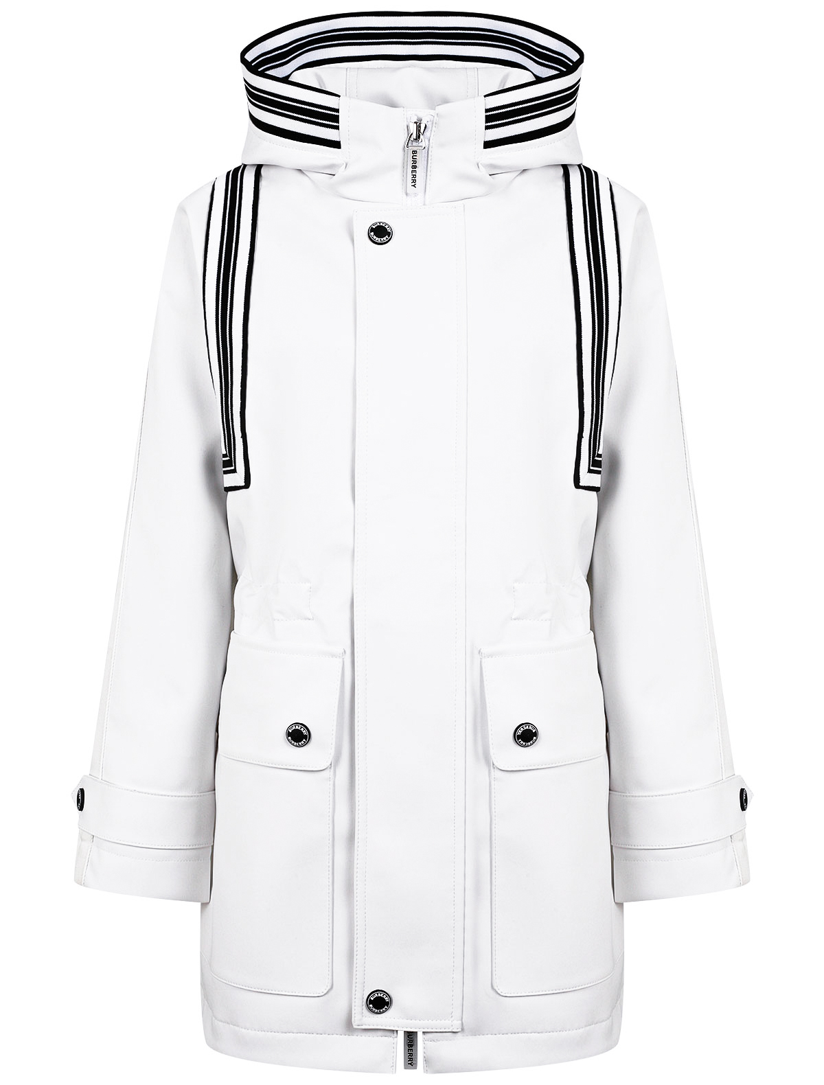 Куртка Burberry 2310495, цвет белый, размер 7 1074529171526 - фото 1