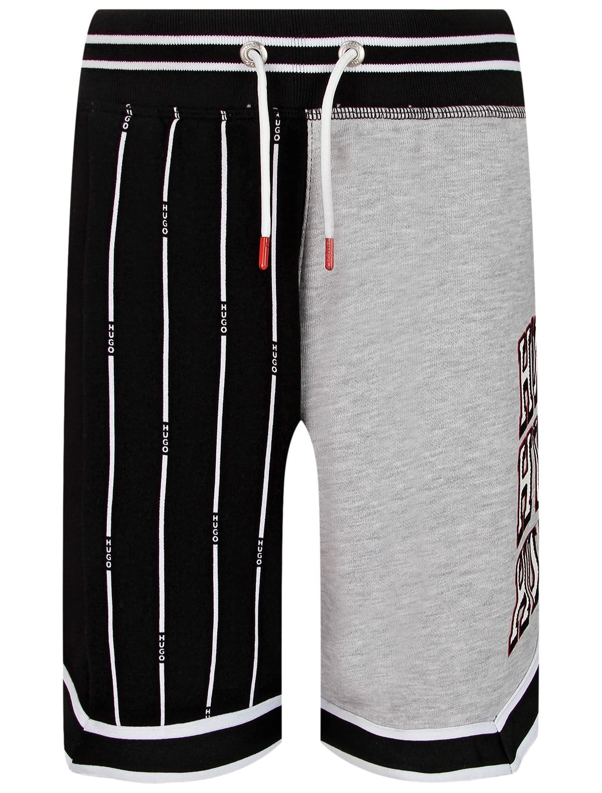 Шорты в стиле колорблок