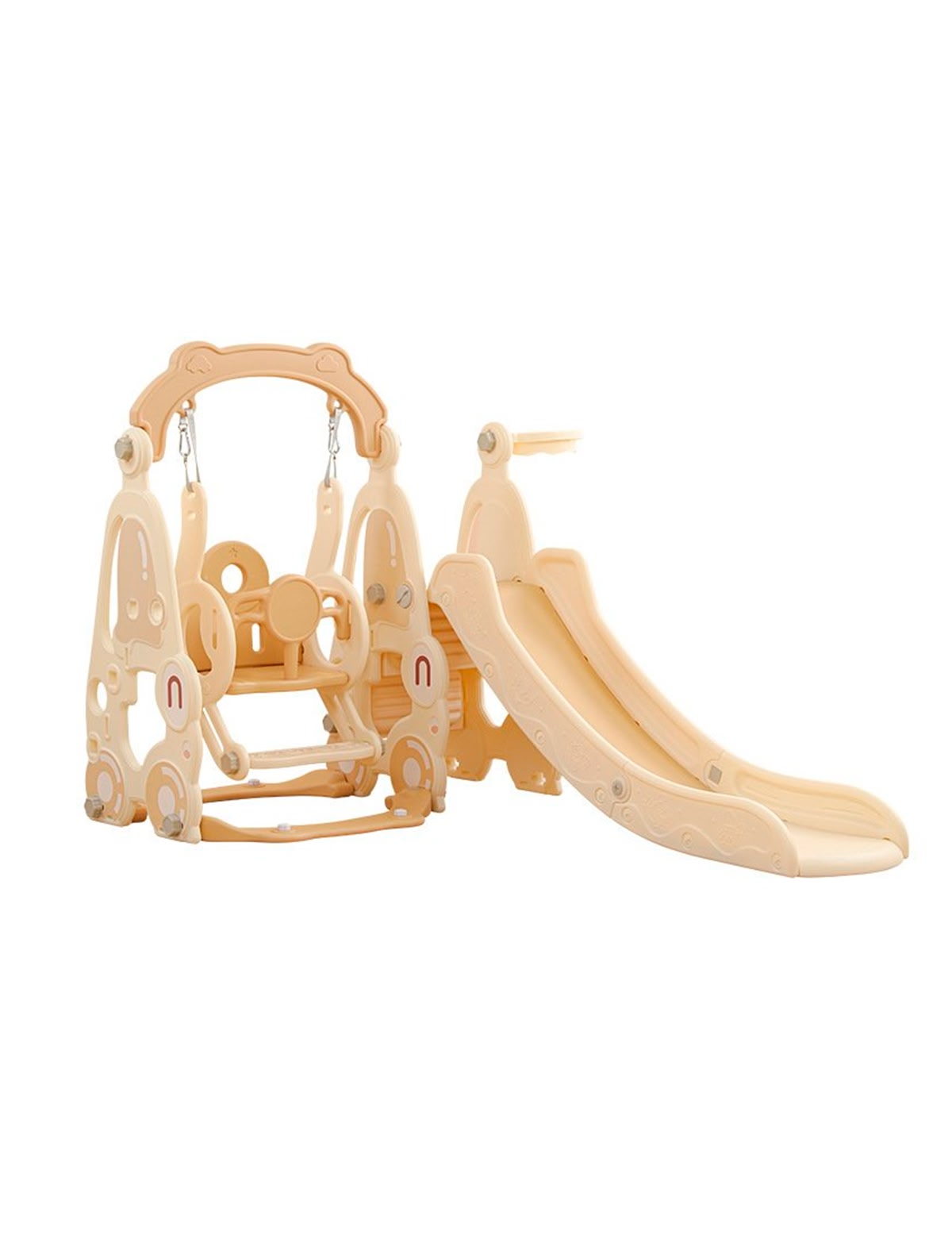 Горка с качелями UNIX Kids Car Camel