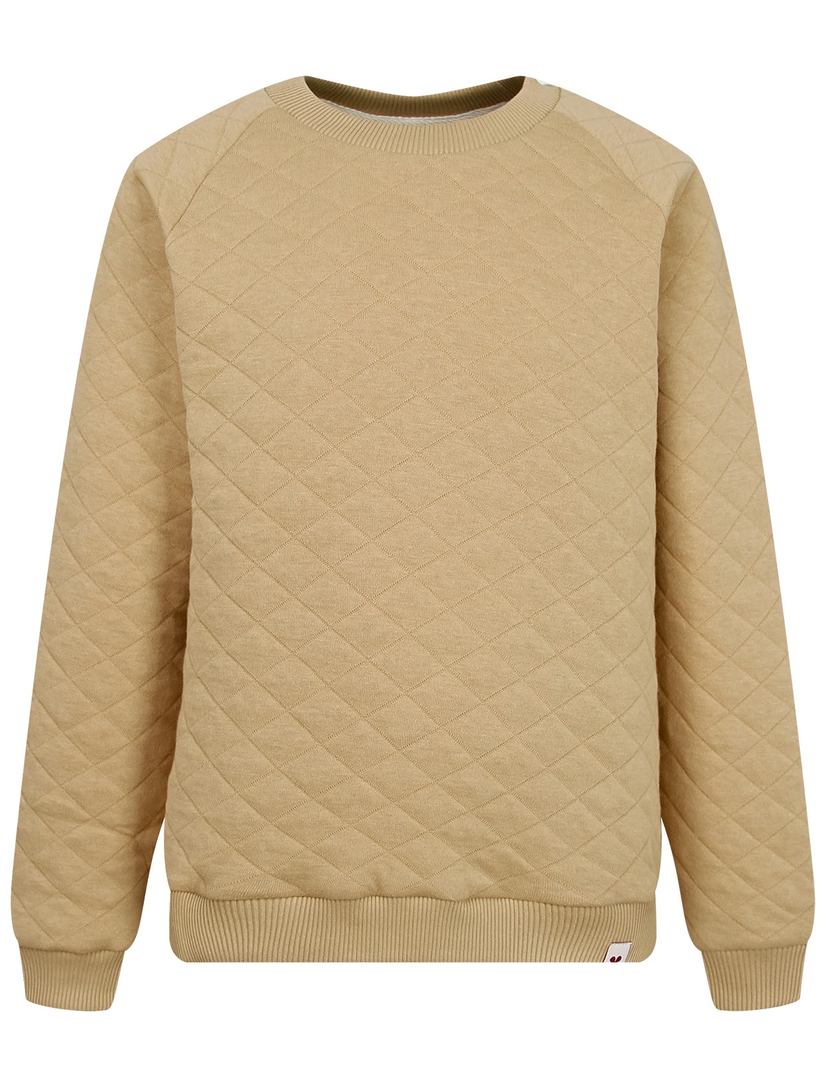 Утепленный стеганый свитшот