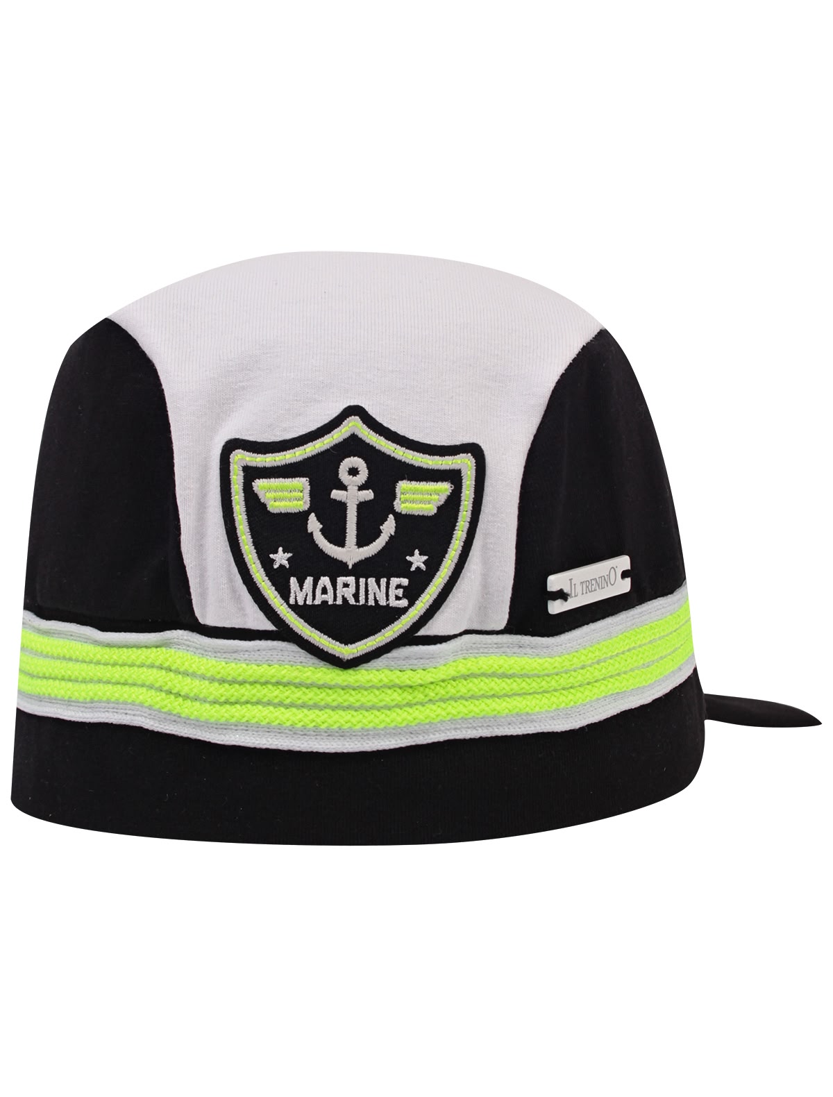 Бандана в морском стиле с нашивкой