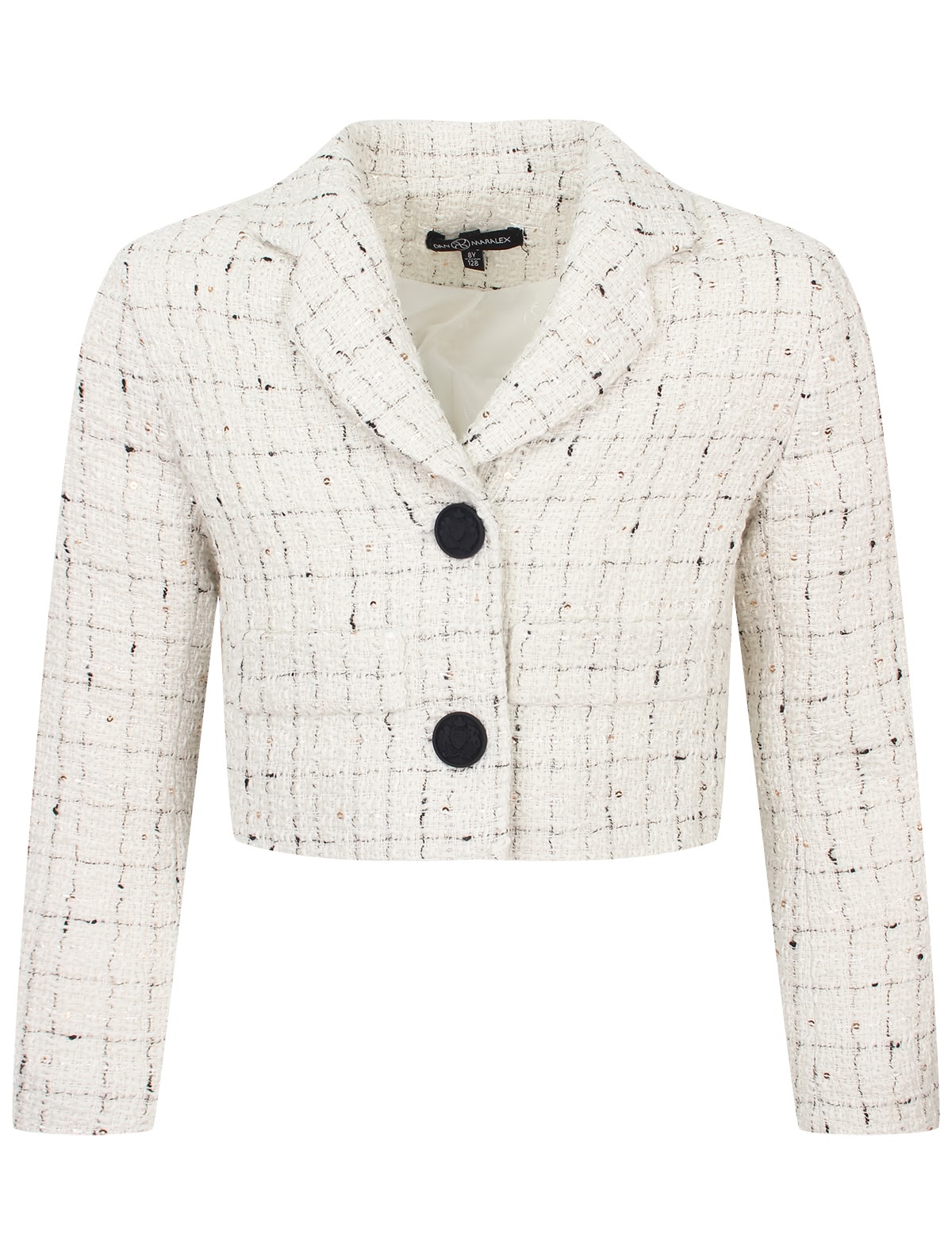 Твидовый укороченный жакет