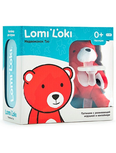 Пустышка с развивающей игрушкой Медвежонок Тэо Lomi Loki - 5104520270037 - Фото 4