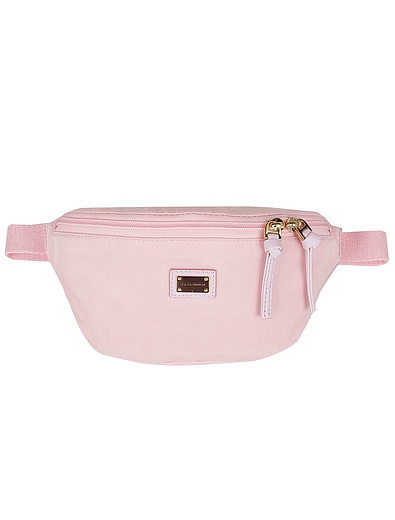 Розовая поясная сумка с логотипом Dolce & Gabbana - 1204508170282 - Фото 1