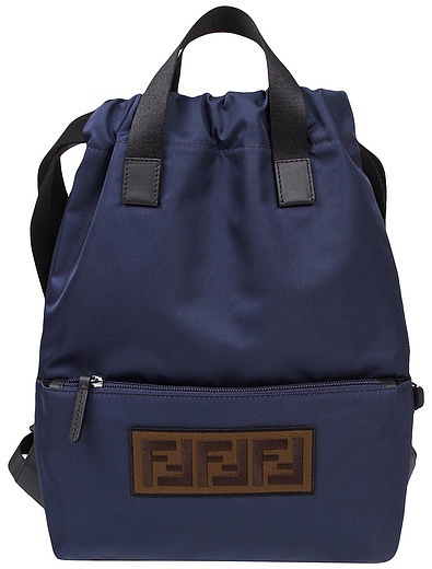 Рюкзак текстильный со вставкой логотипа Fendi - 1501428970047 - Фото 1