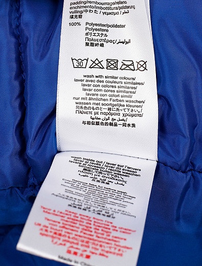 Куртка с принтом логотипа и меховой отделкой DKNY - 1074519082849 - Фото 3