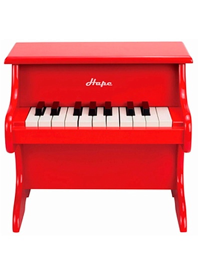 Музыкальная игрушка Пианино красная Hape - 7134529280735 - Фото 1